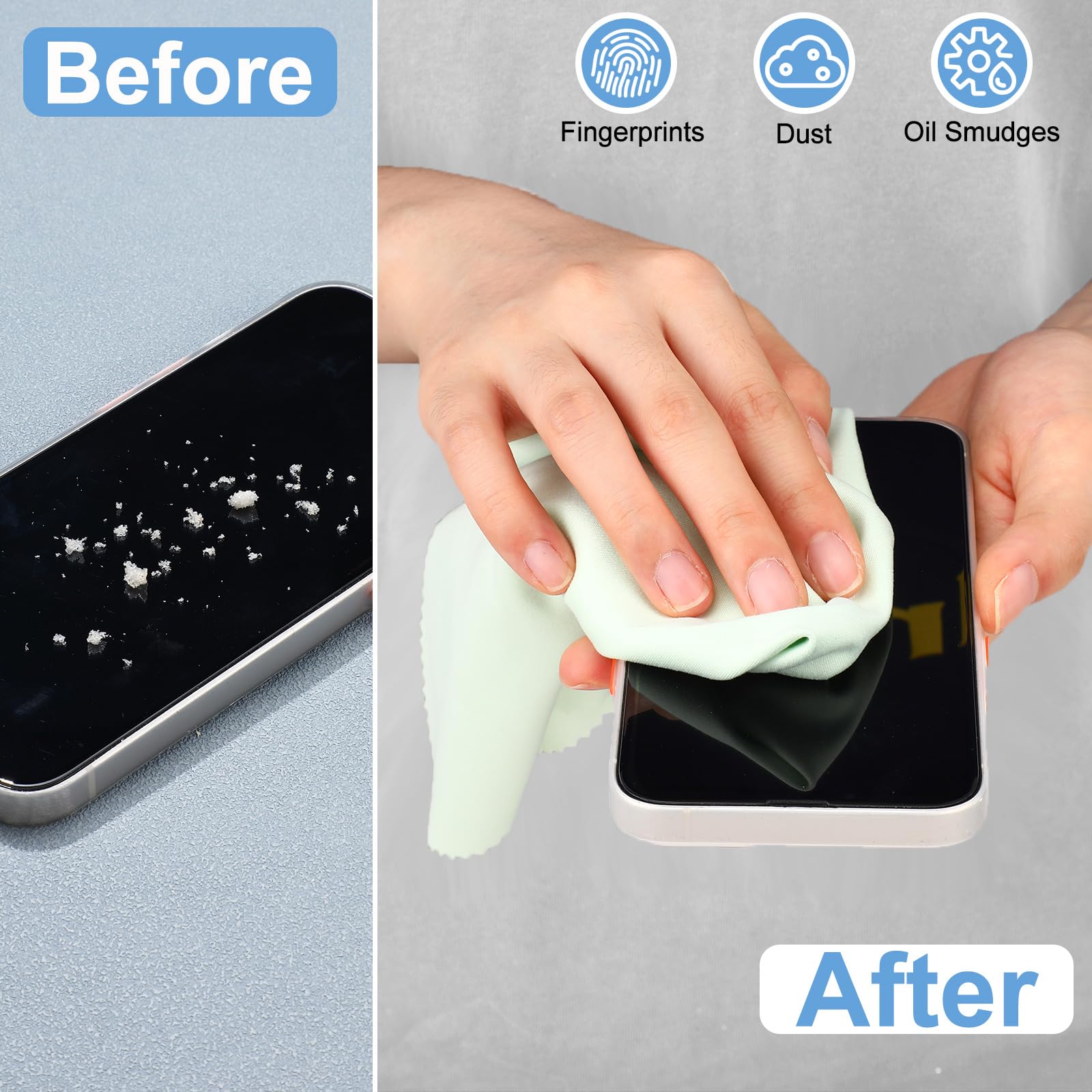 12 Pack Microfiber Cleaning Cloth