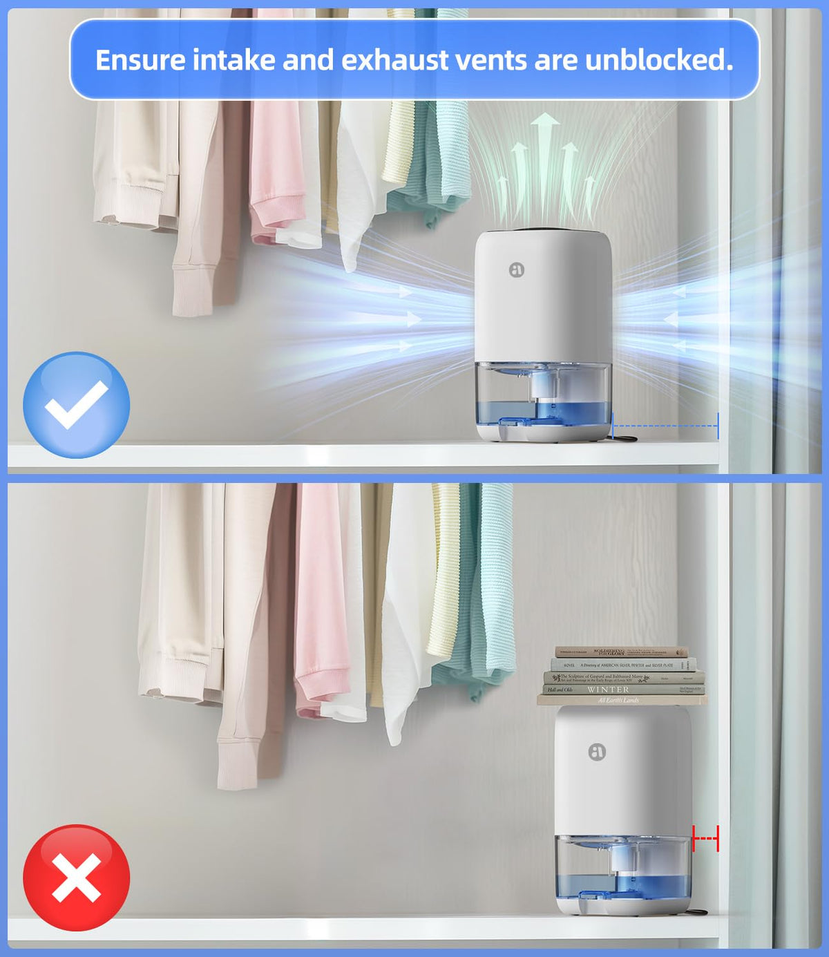 35 OZ Dehumidifier for Bedroom RV