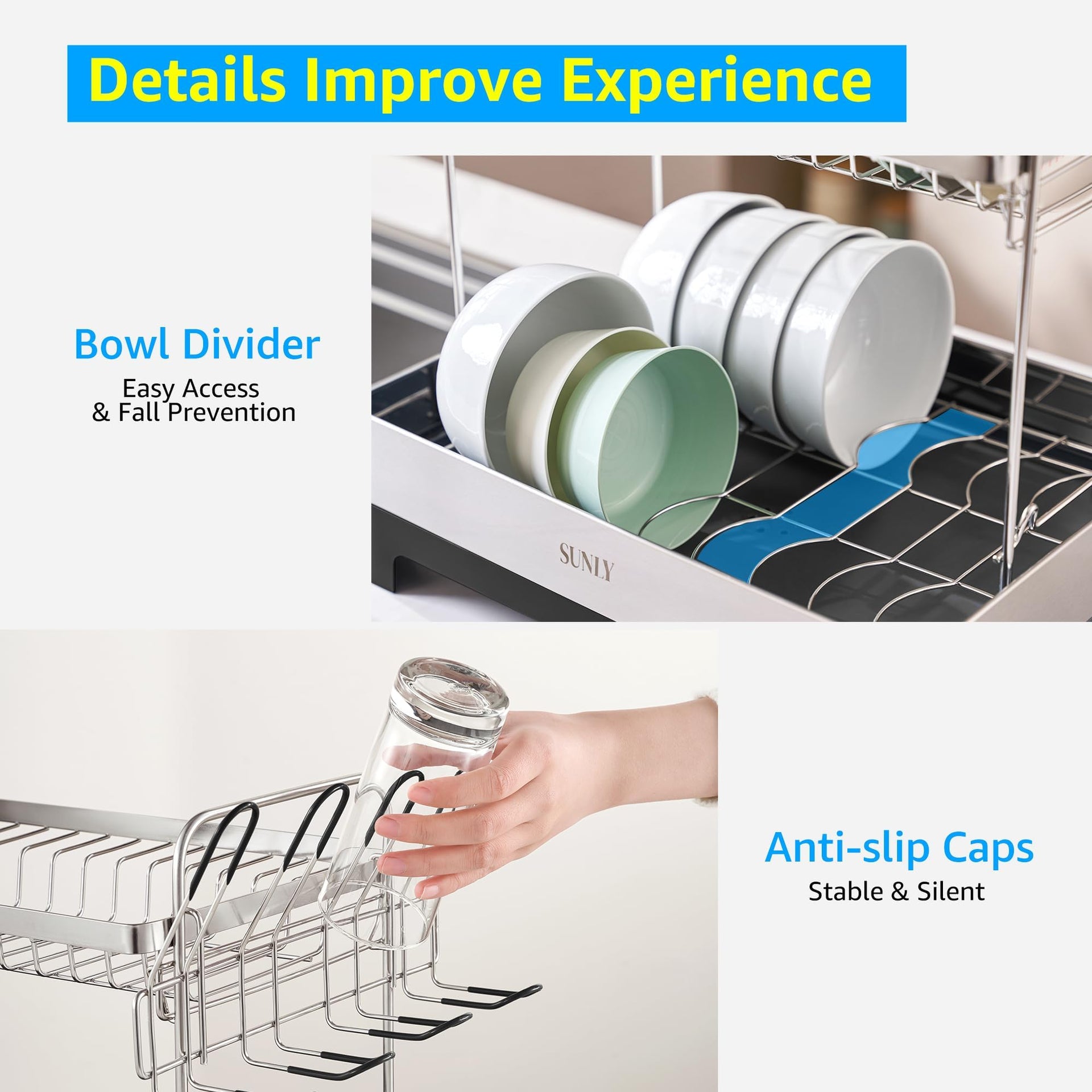 2 Tier Dish Drying Rack