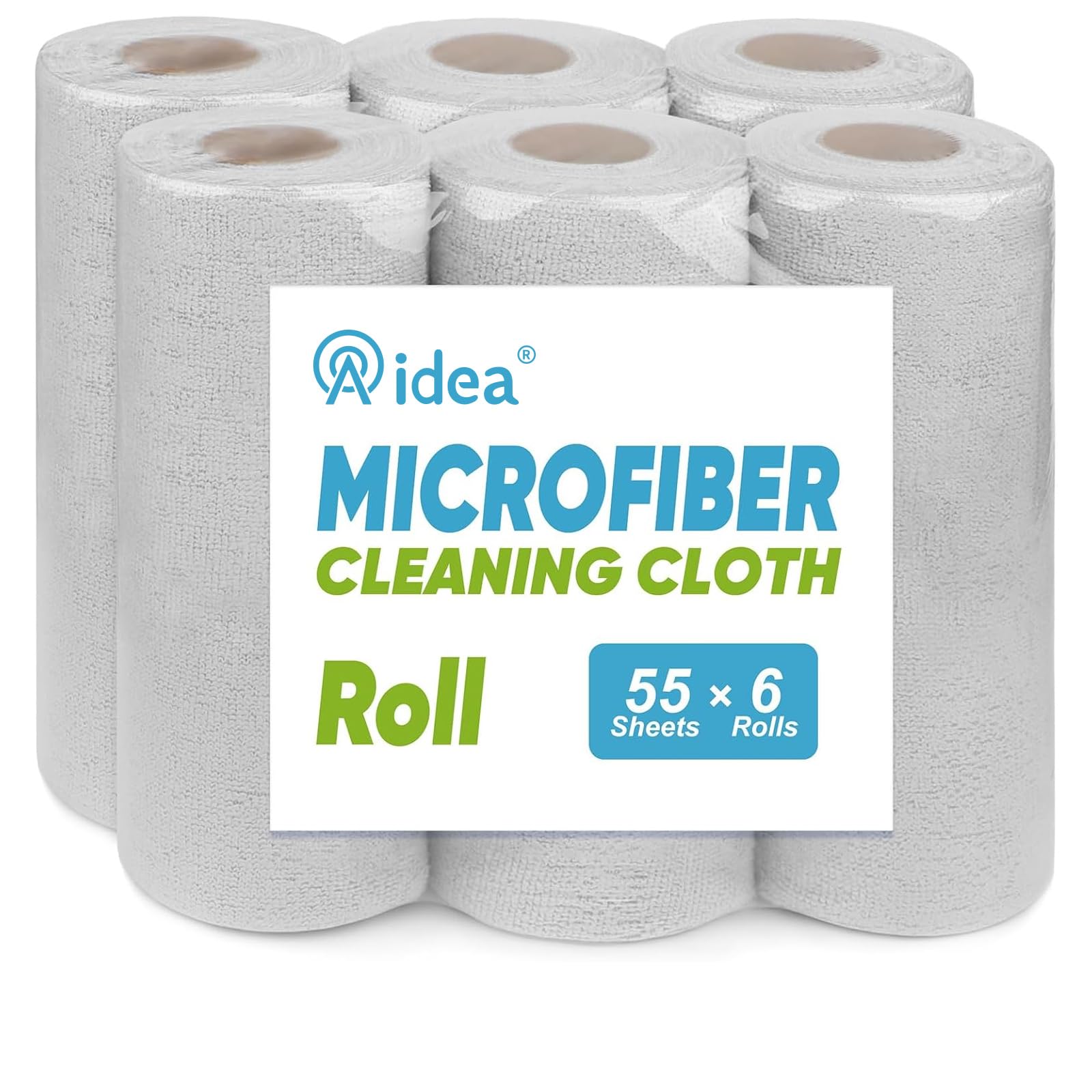 Microfiber Cleaning Cloth 330 Sheets 6 Roll (330 Count) - ModHome Supplies