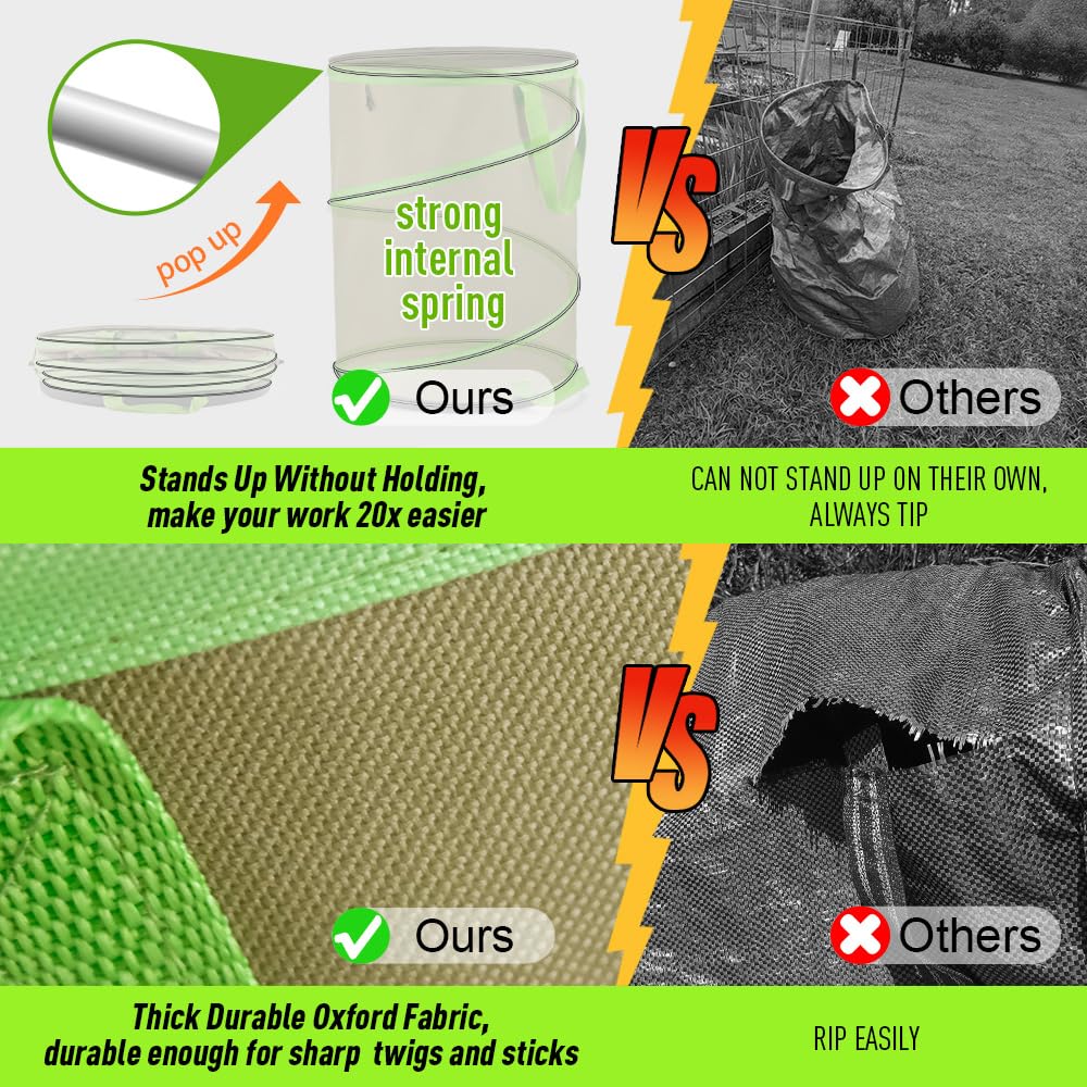 Collapsible Garden Bag 47Gallon