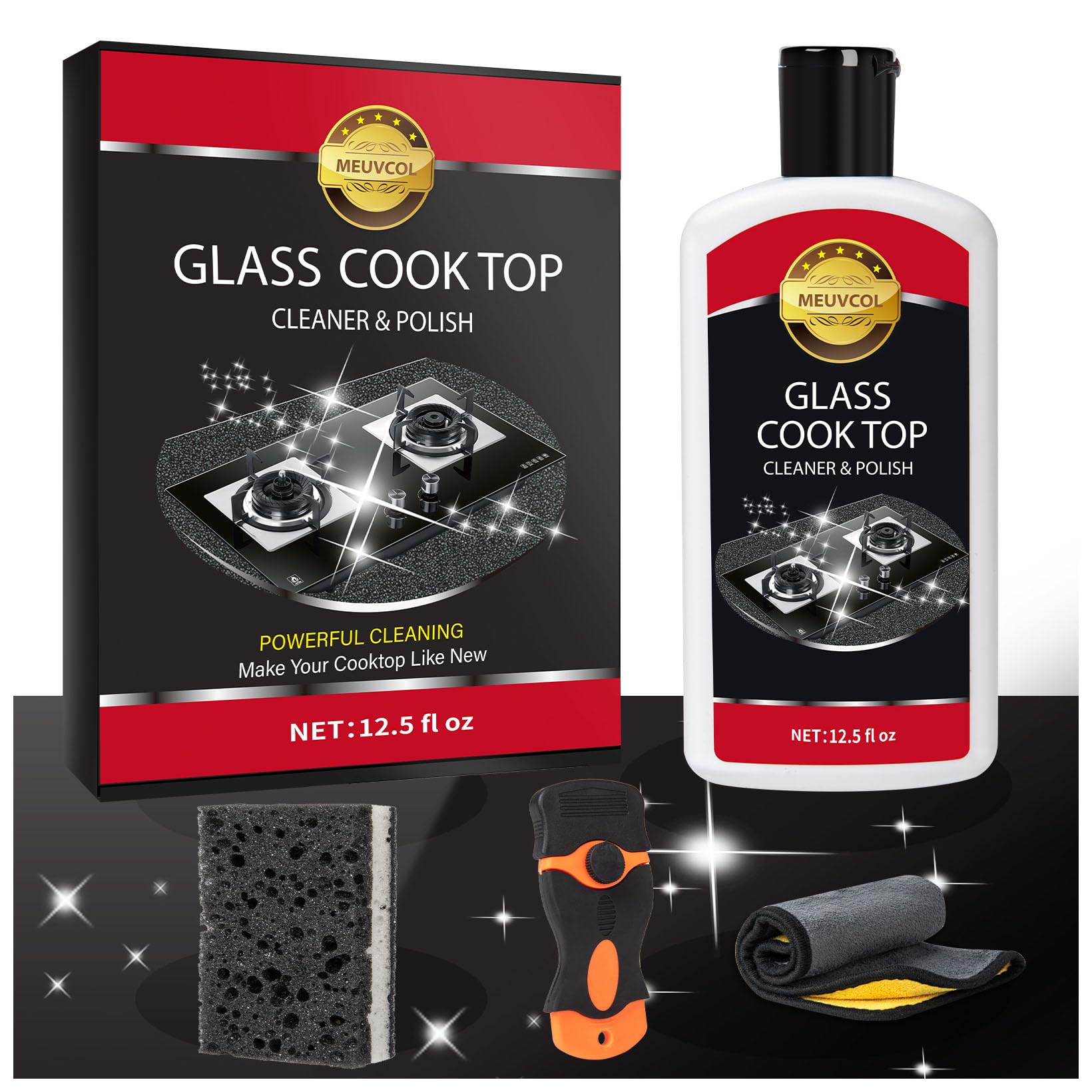 Glass Stove Top Cleaner Kit (12 Fl Oz)