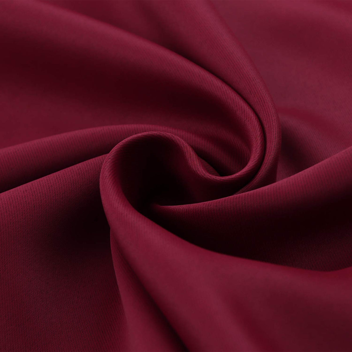 Burgundy Blackout Curtains for Kitchen Cafe Window (2 Count)