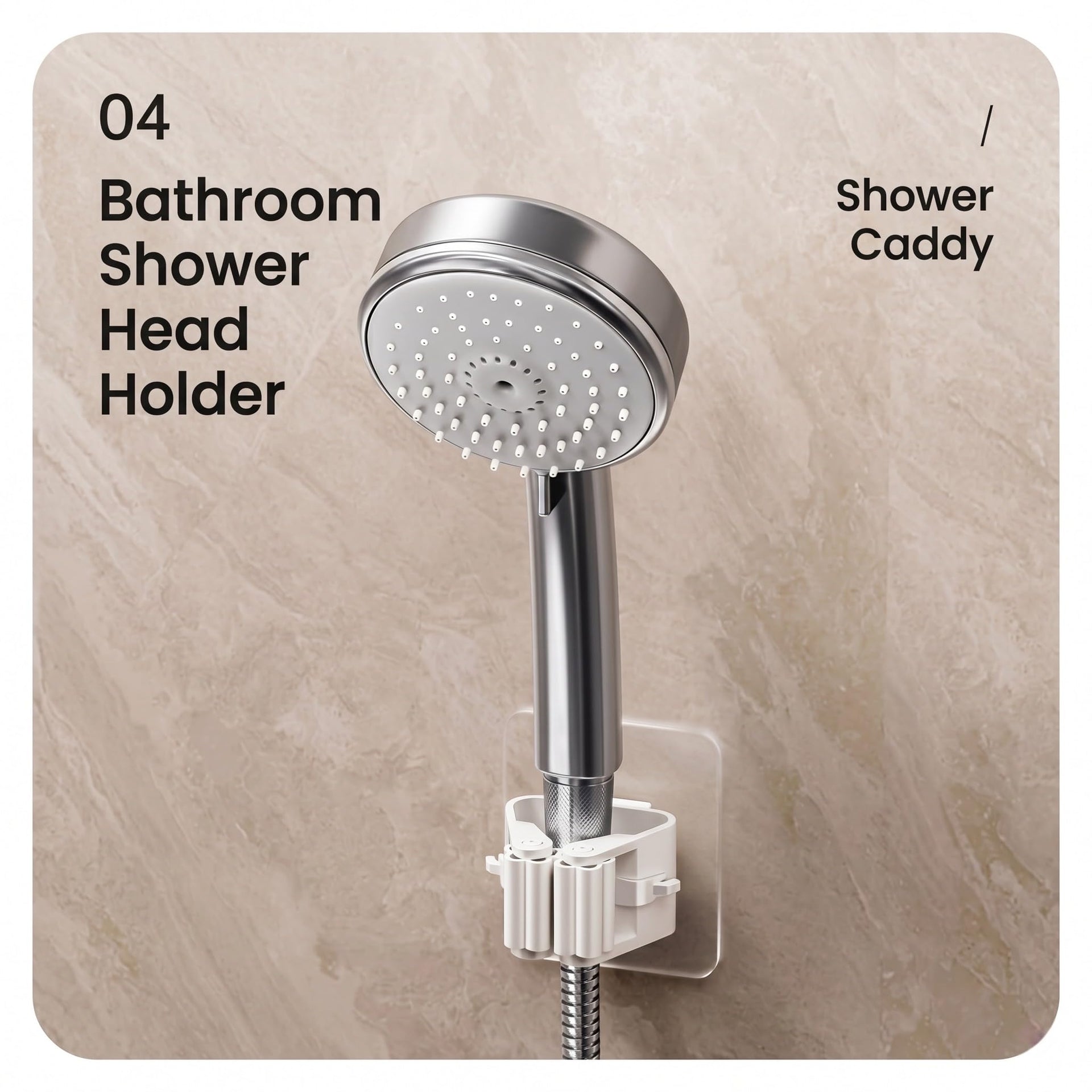 Broom Holder Wall Mount No Drilling