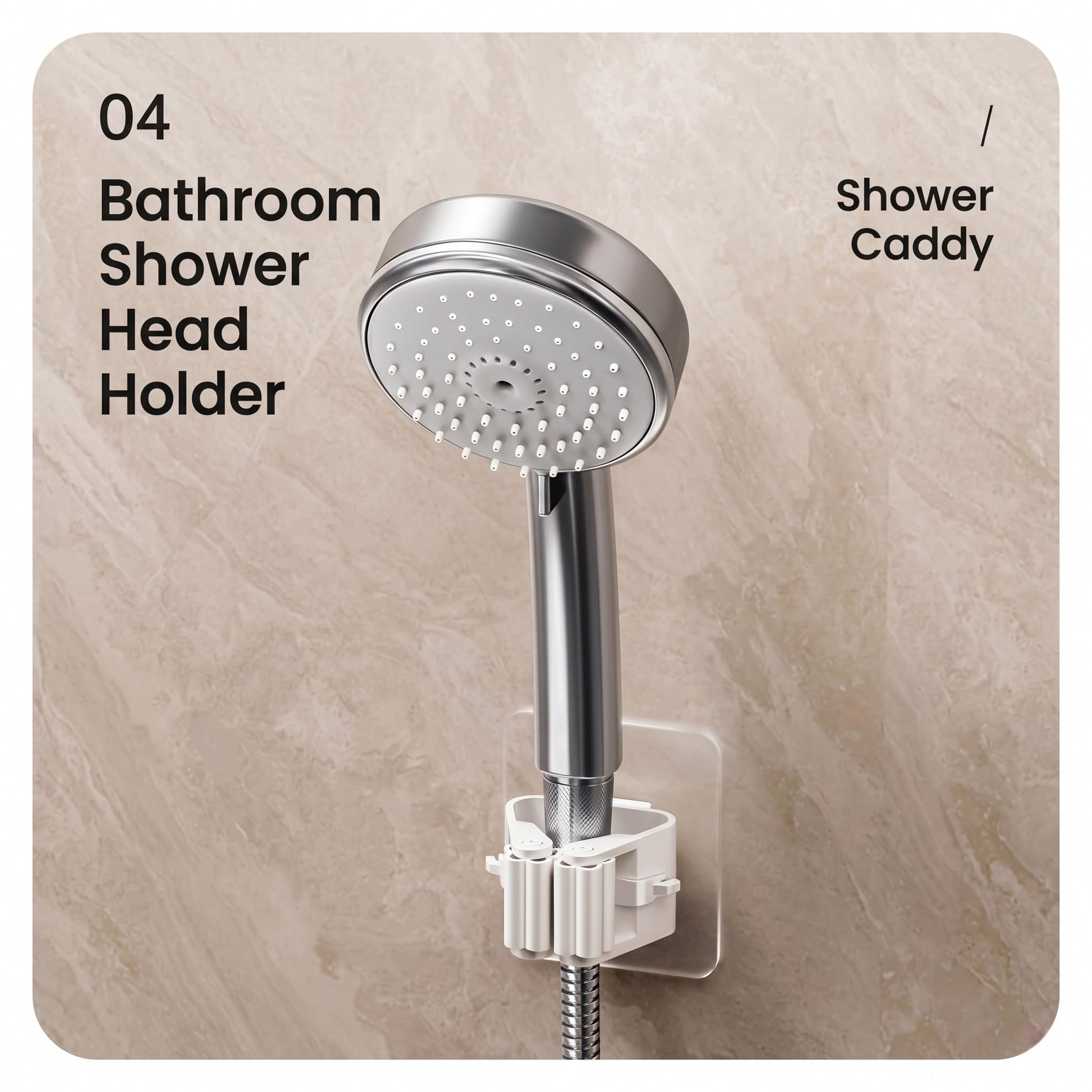 Broom Holder Wall Mount No Drilling