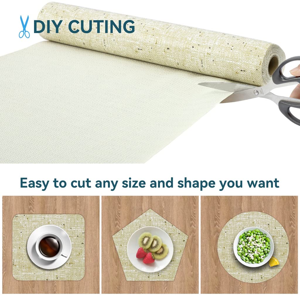 Bulk Shelf Liner 20" W x 360" L Cupboard Liner Shelving Paper for Cabinets and Drawers Pantry Shelf Liners for Kitchen Cabinets Non