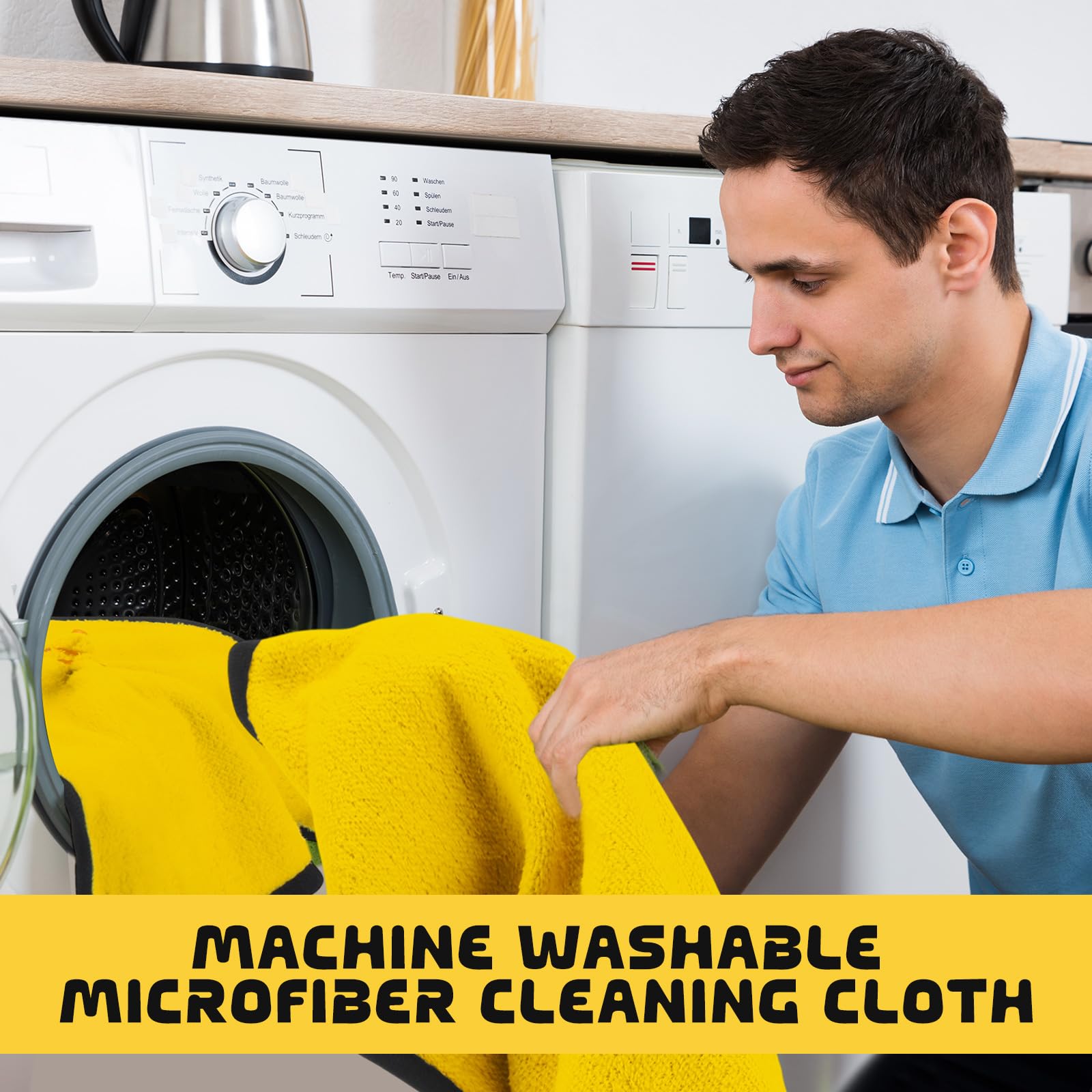 50 Pcs Microfiber Towels (50 Count)