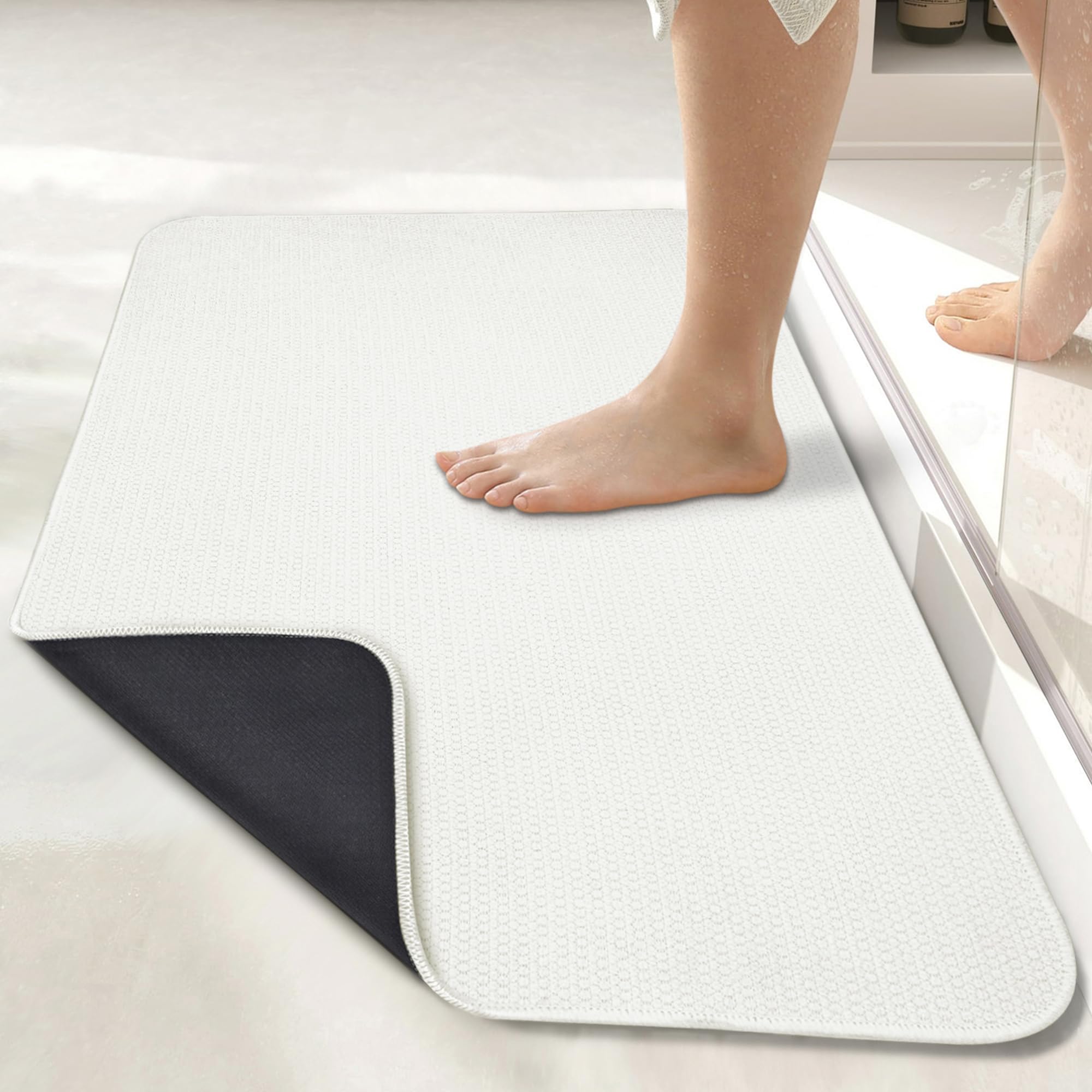 Bath Mat Ultra Thin Bathroom Runner Rugs (18 Sq Ft)