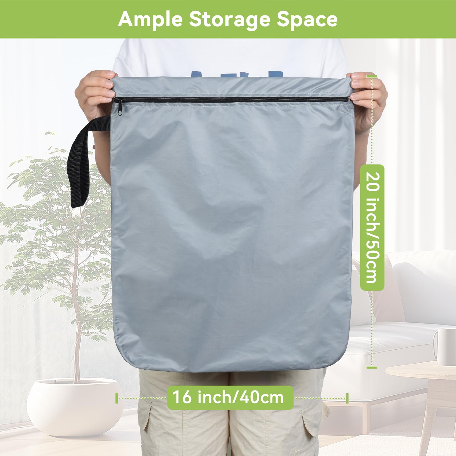 2PCS Wet Bags 16x20 inch Medium Wet Dry Bag for Swimsuit and Towels Waterproof Beach Swimming Bag (2 Count)