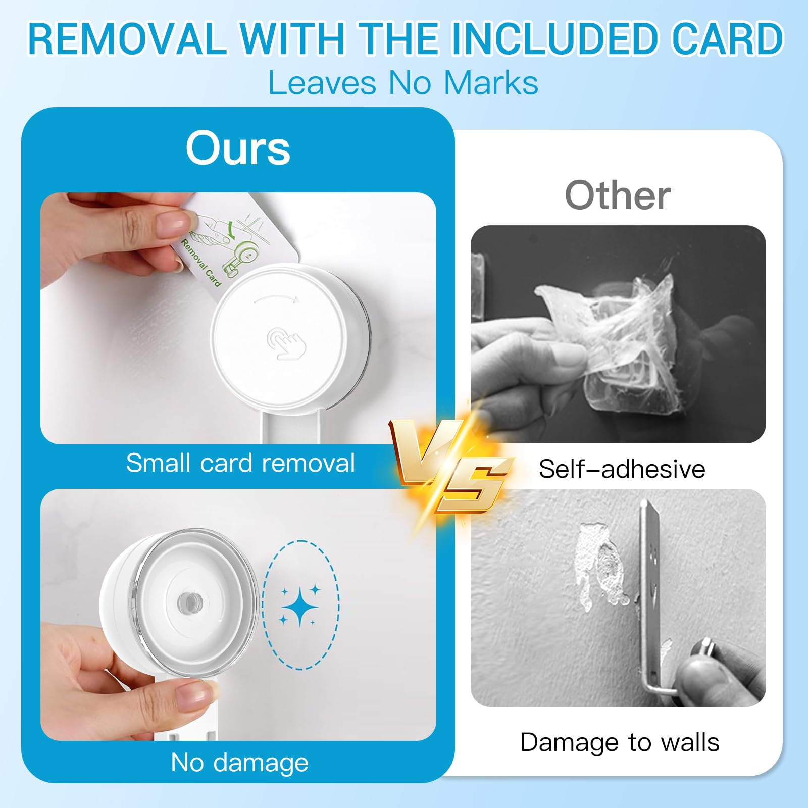 Heavy Duty Waterproof Shower Hooks 2 Pack