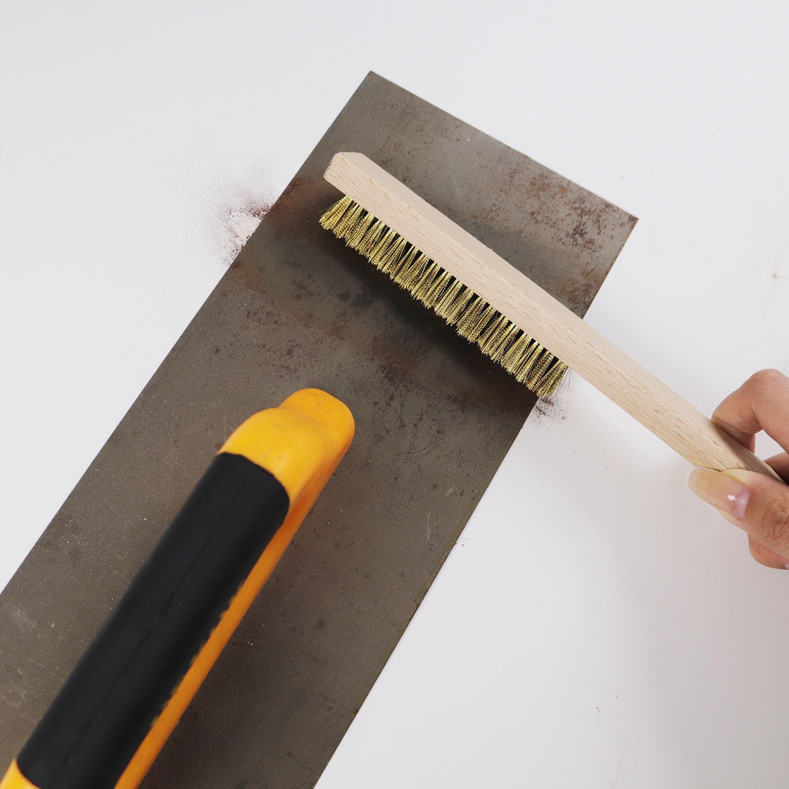 Brass Brush 10" Soft Brass Bristle