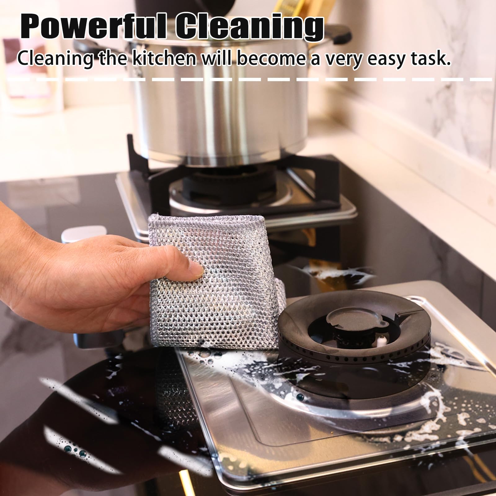 30 Pcs New Upgrade Steel Wire Dishcloth (30 Count)