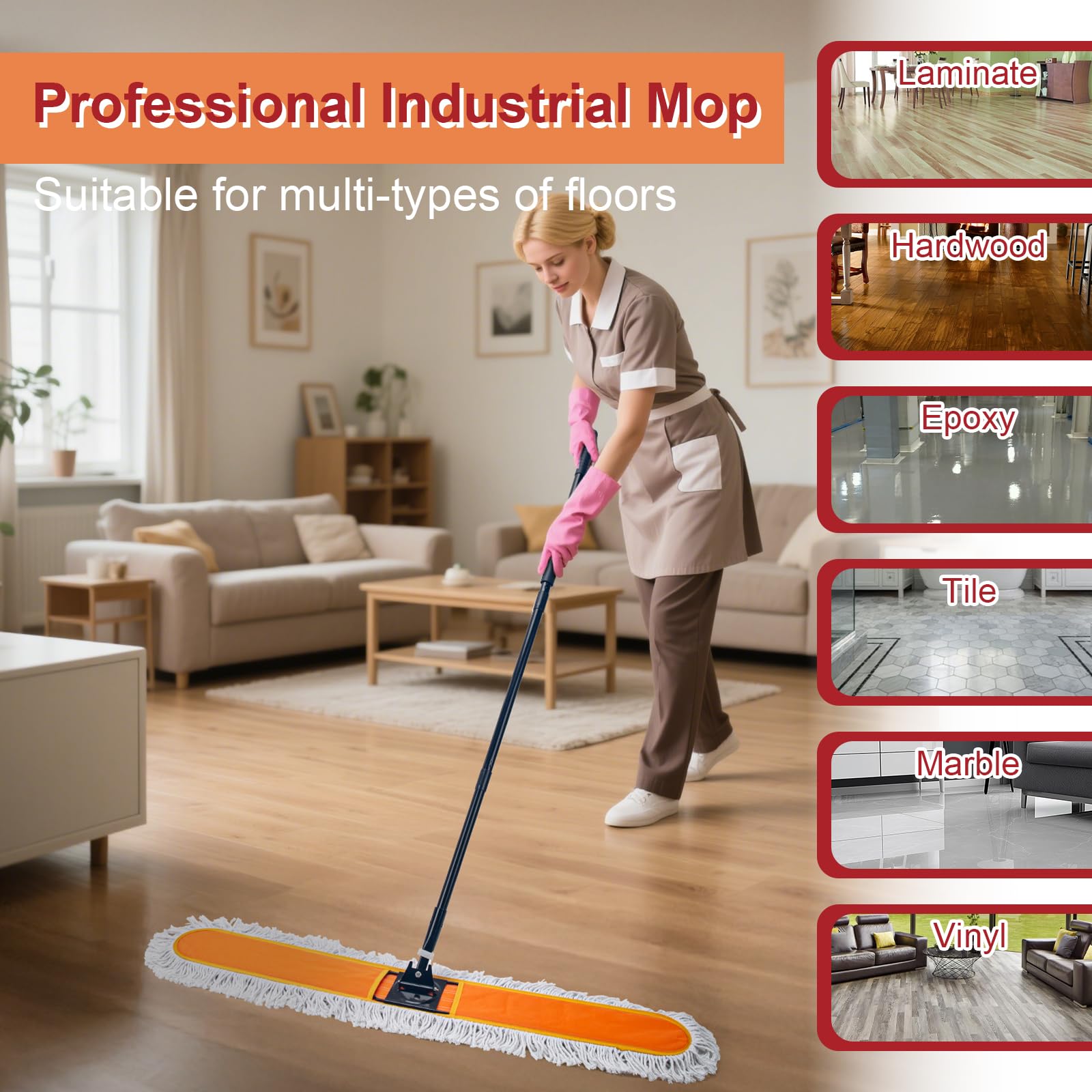 48" Commercial Dust Mop