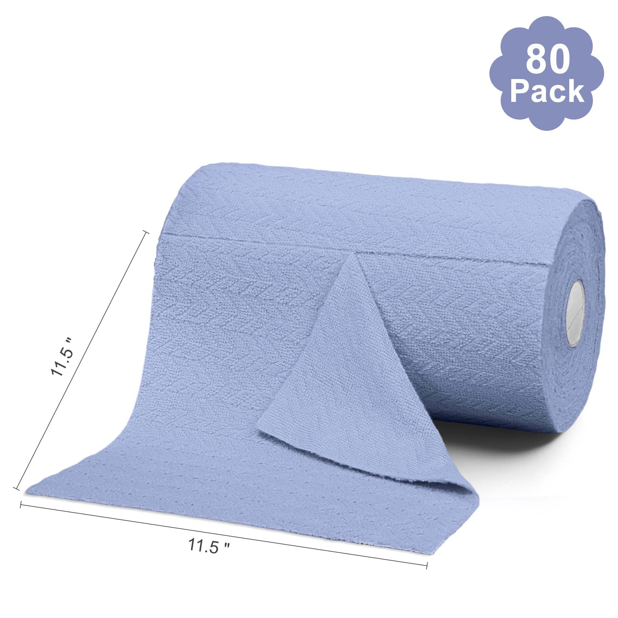 Microfiber Cleaning Cloth Roll (80 Count)