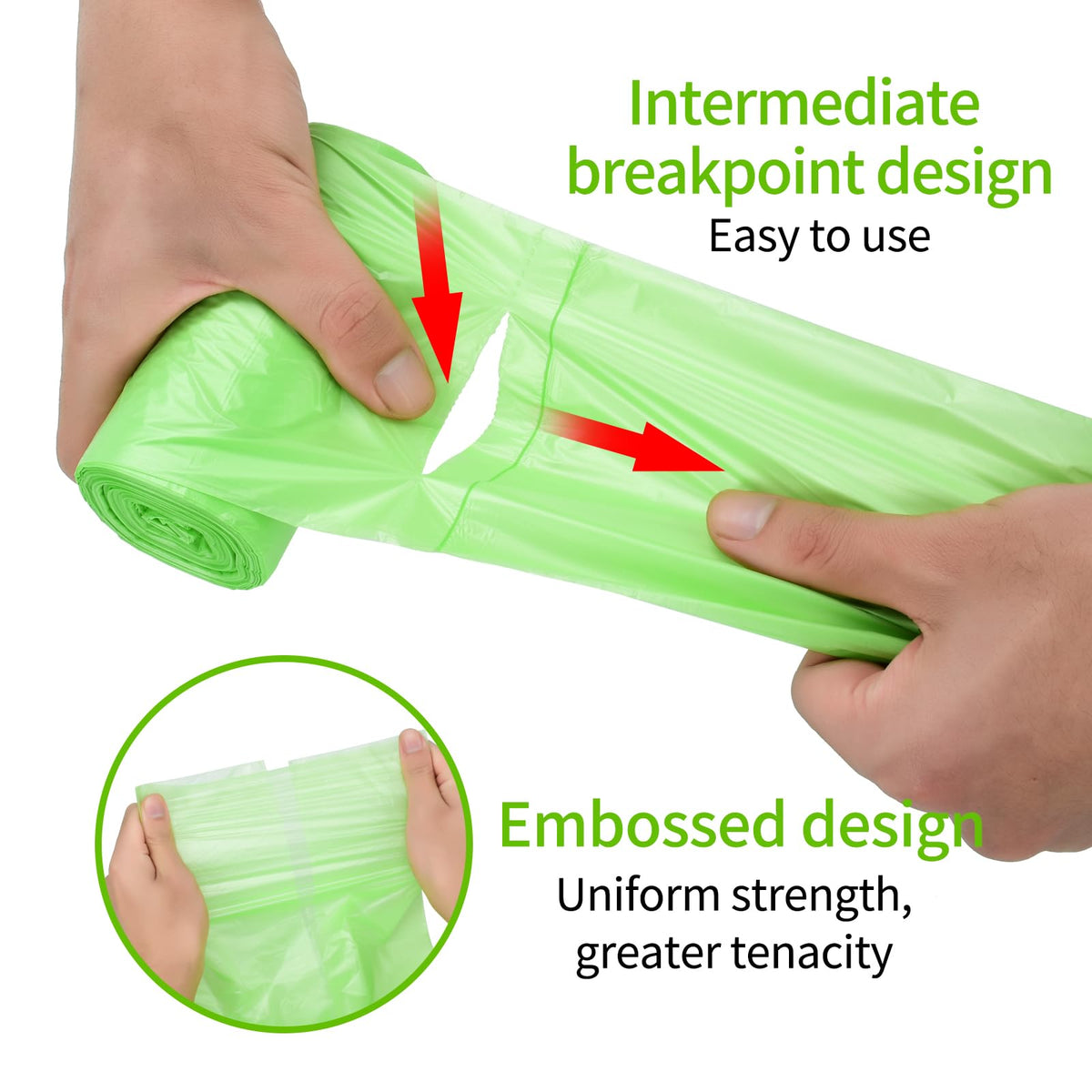 Biodegradable Trash Bags (160 Count)