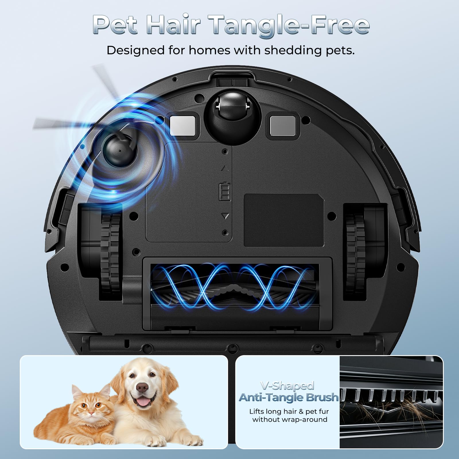 Robot Vacuum and Mop Combo with Self Emptying Station