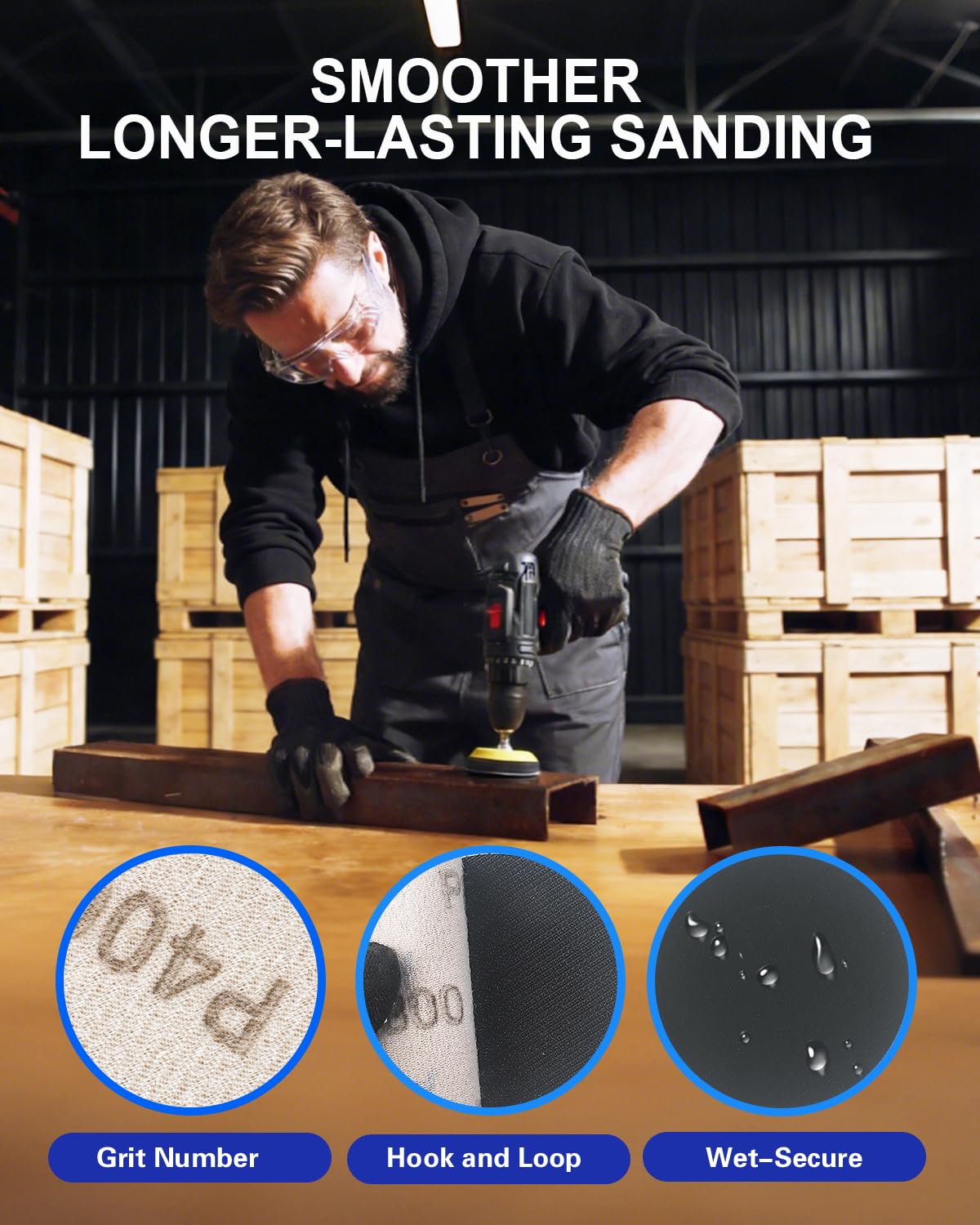 2 Inch Sanding Discs Drill Polishing Kit (194 Count)