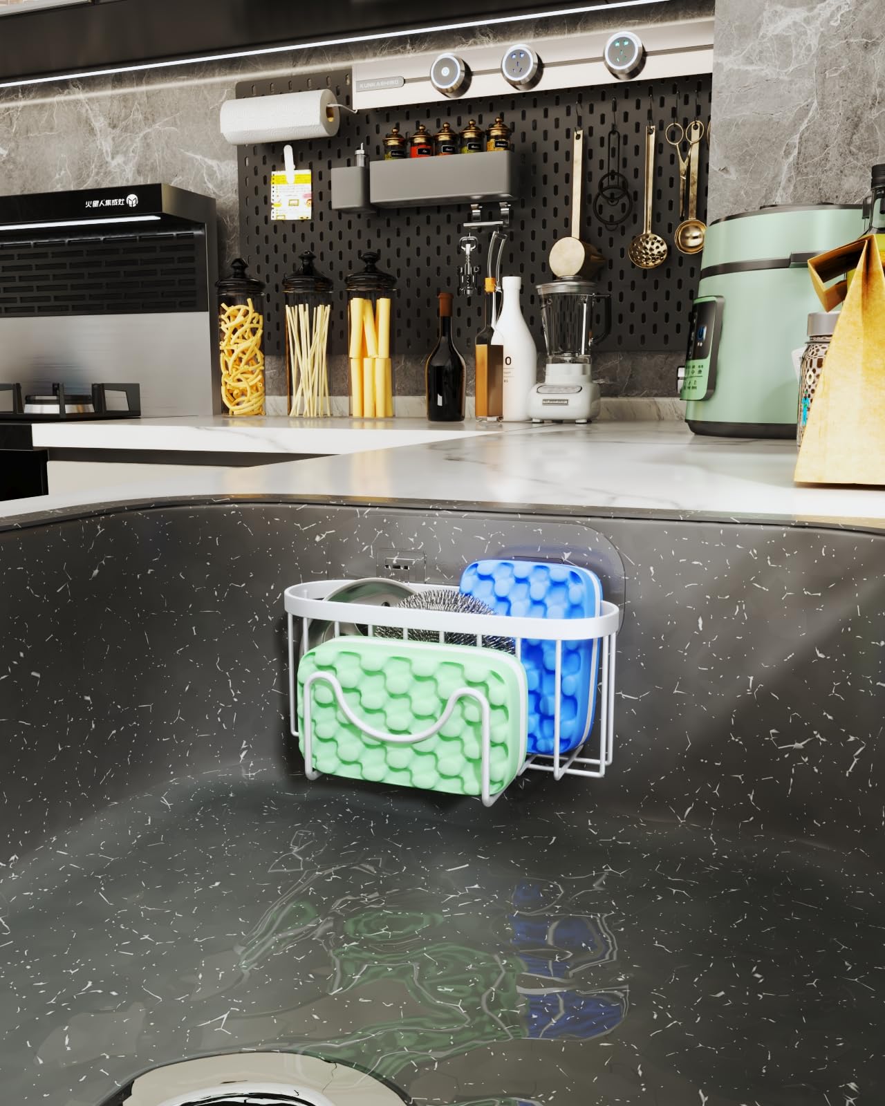Sponge Holder for Kitchen Sink