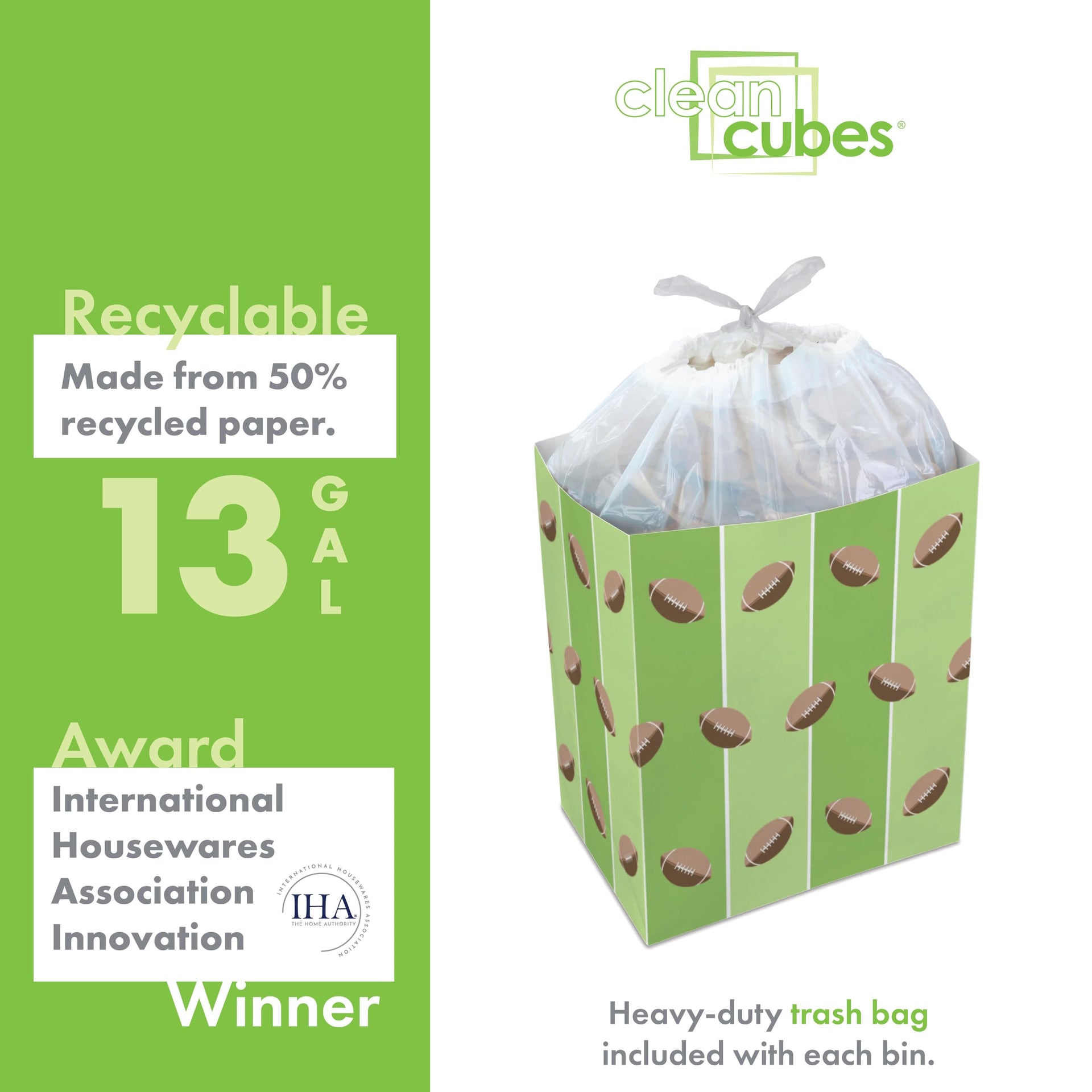 13 Gallon Disposable Pop (3 Count)