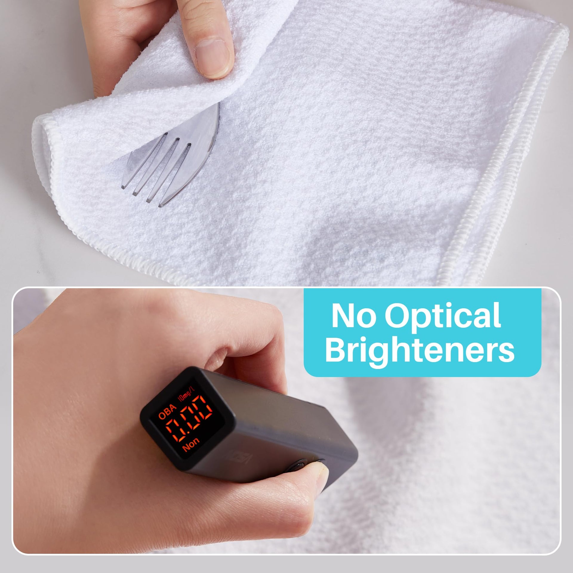 Large Microfiber Waffle Weave Cleaning Cloth (6 Count)
