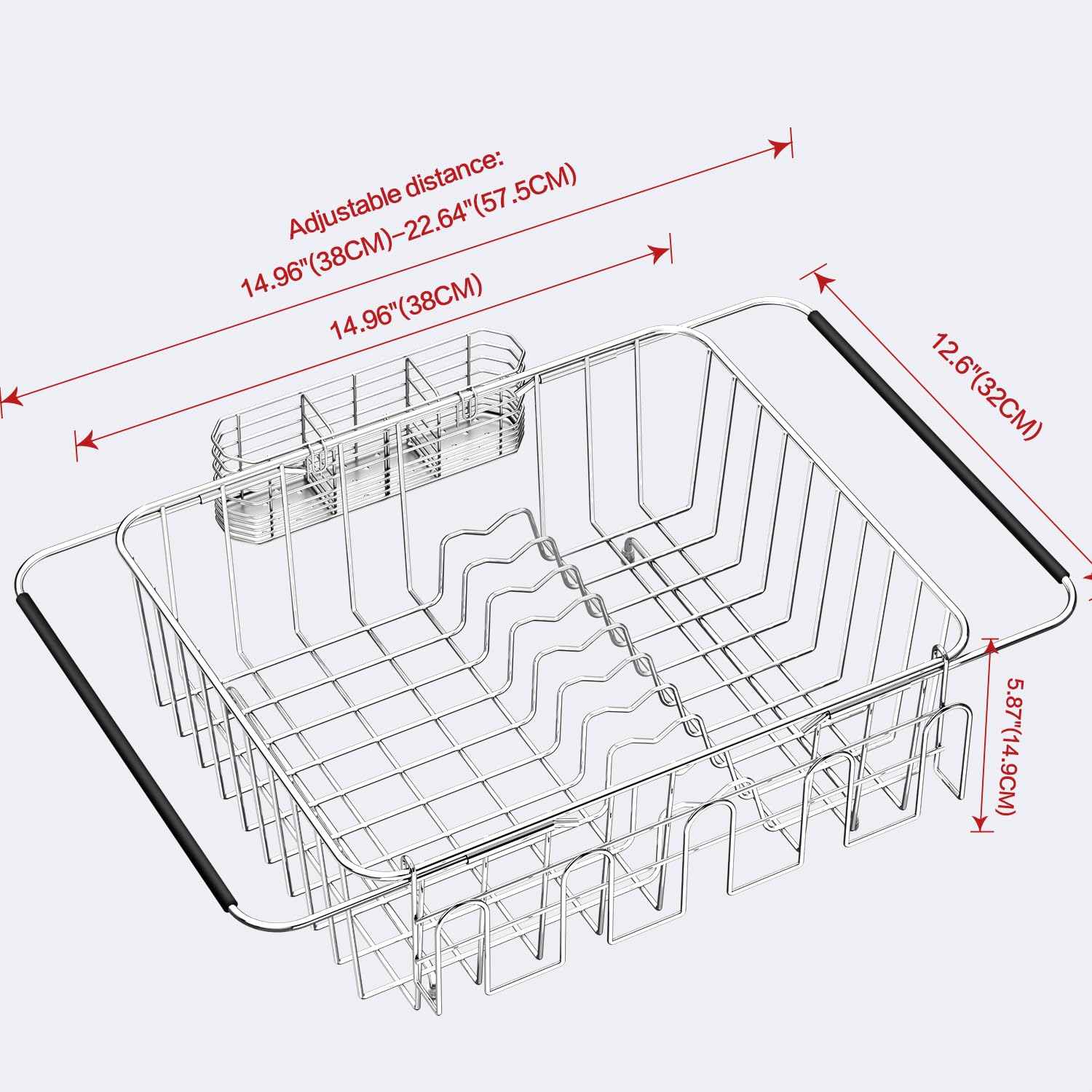 Dish Drying Rack in Sink