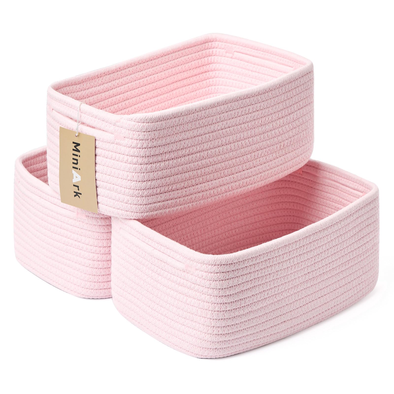 Small Storage Baskets for Organizing (3 Count)