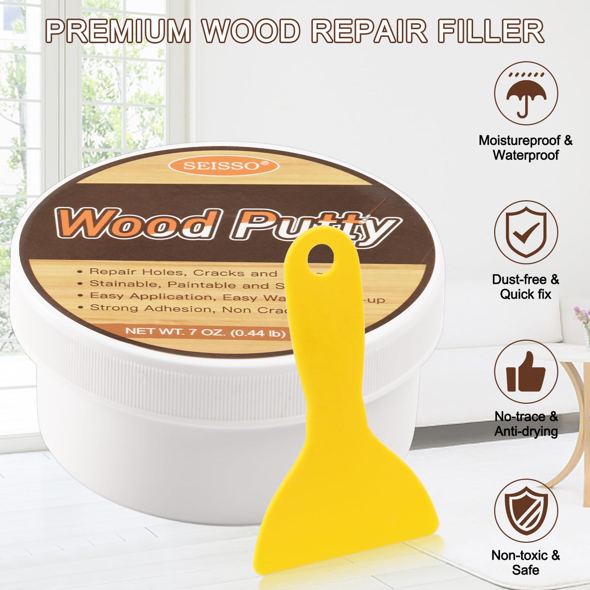 Wood Putty Water (7 Ounce)