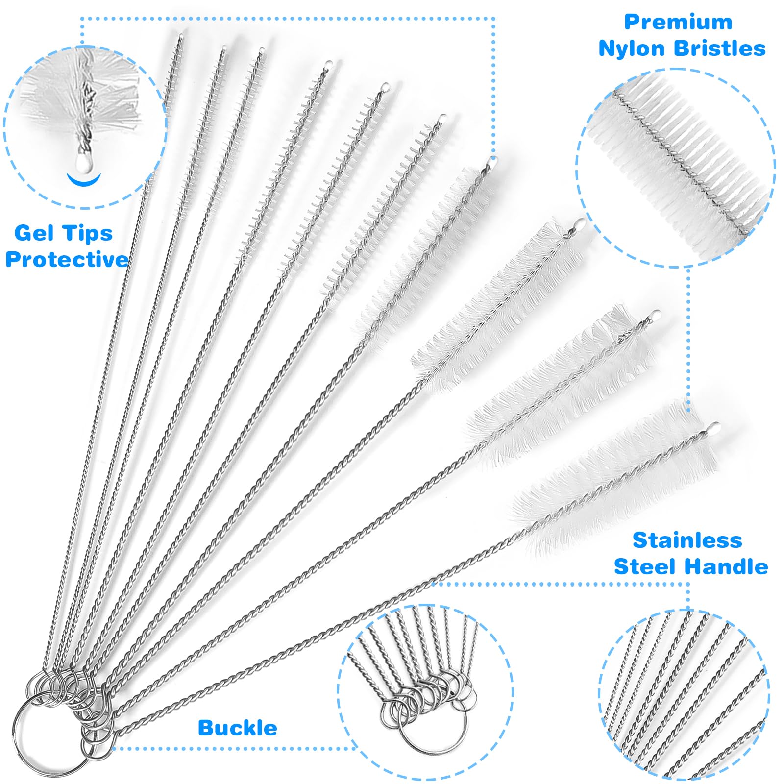 11 Pcs Cleaning Brushes Set (11 Count)
