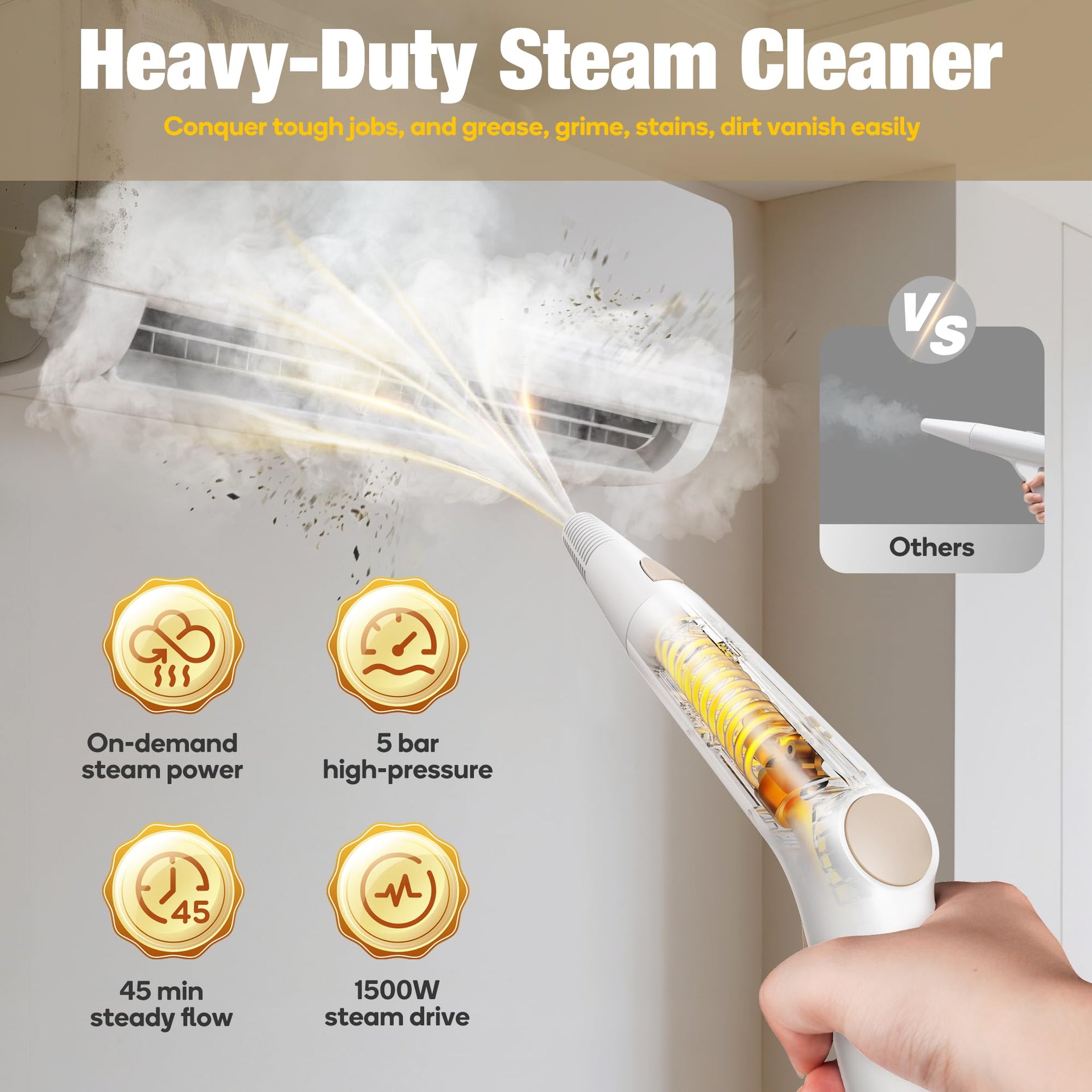 Heavy Duty Steam Cleaner
