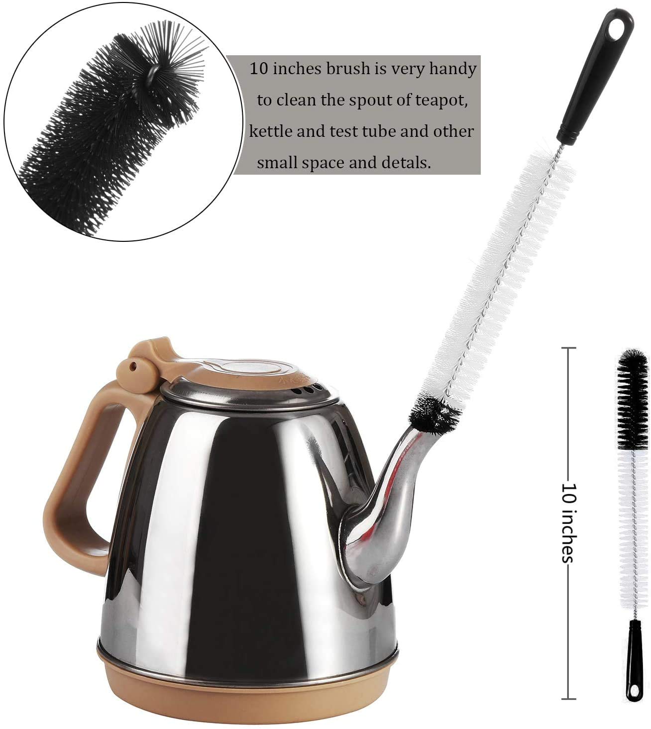 8 Pack Bottle Cleaning Brush Set