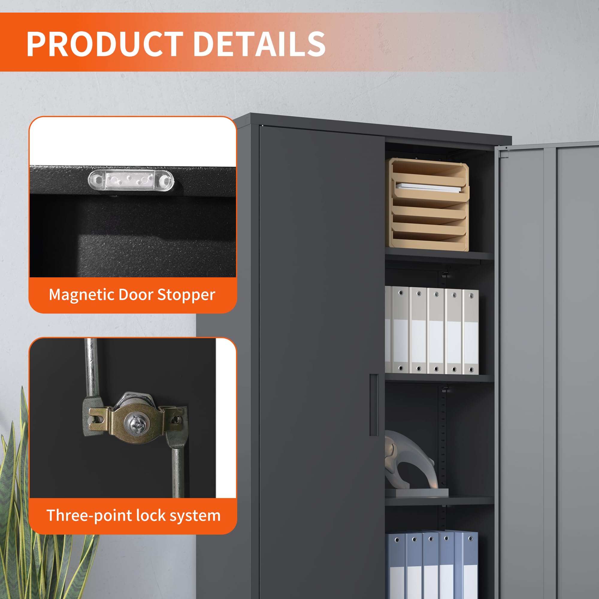 Metal Storage Cabinet for Garage