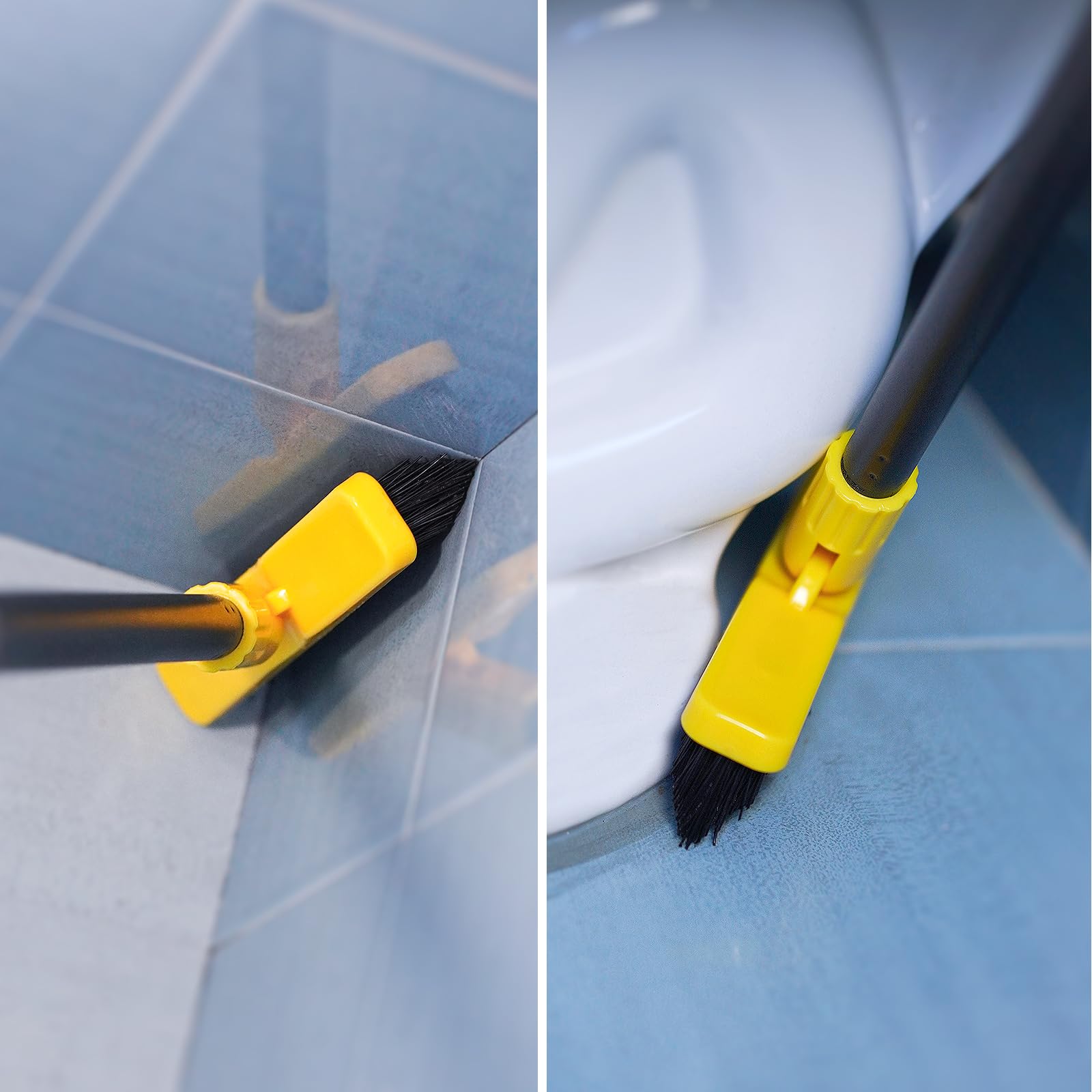 Grout Brush with Long Adjustable Handle