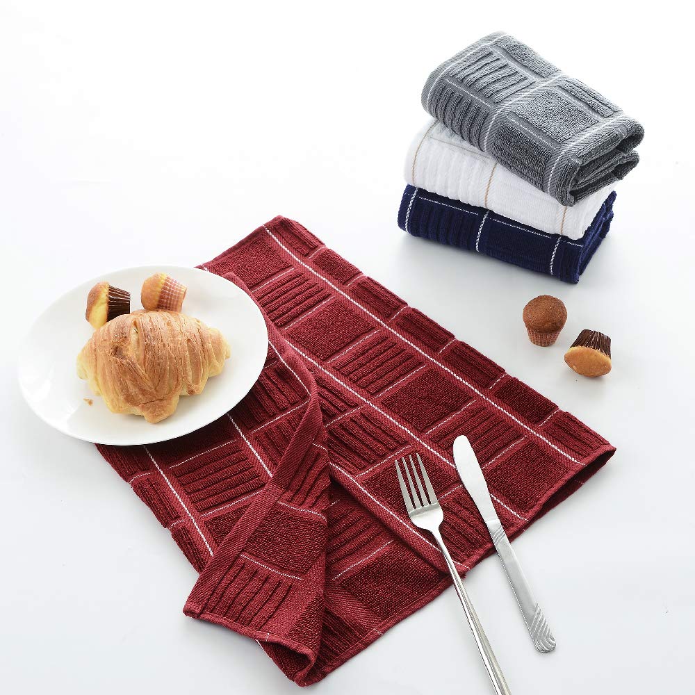 100% Cotton Kitchen Towels (3 Count)