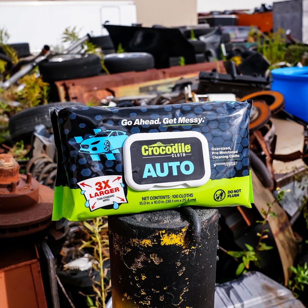Auto Degreasing Hand & Tool Wipes (100 Count)