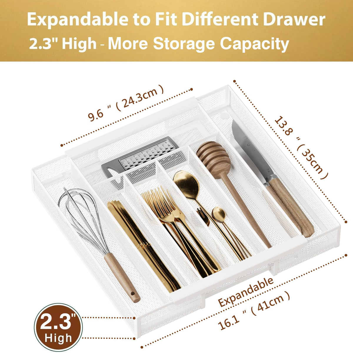 Expandable Kitchen Utensil Organizer