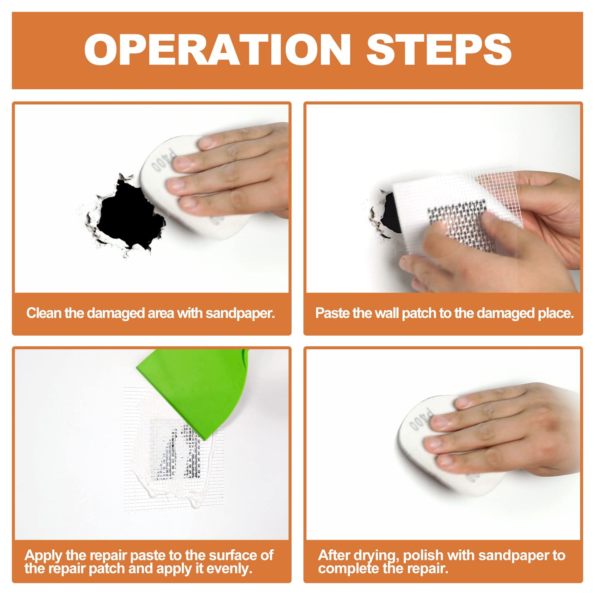 Self Adhesive Drywall Repair Patch Kit
