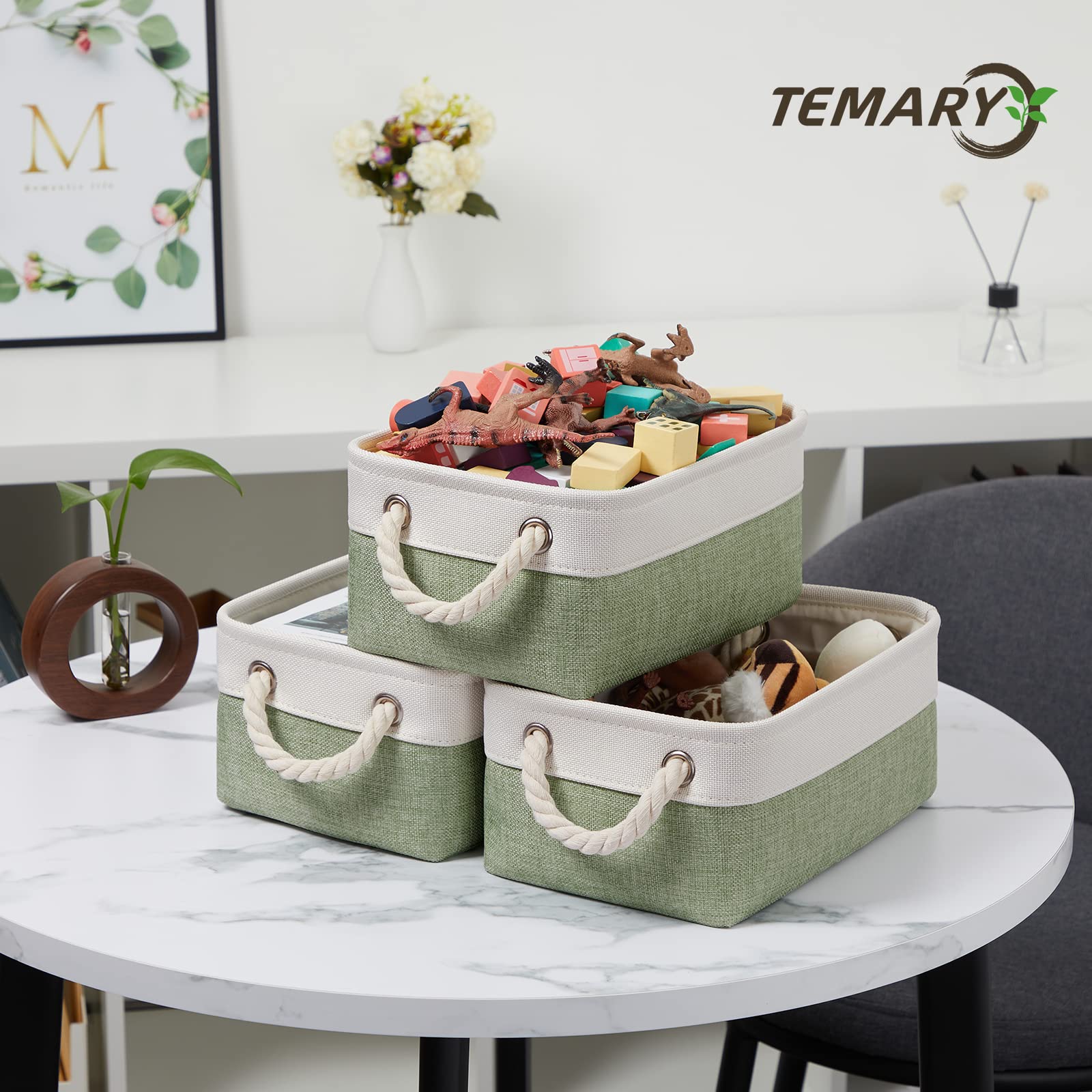 Small Storage Baskets Small Fabric Bins for Closet
