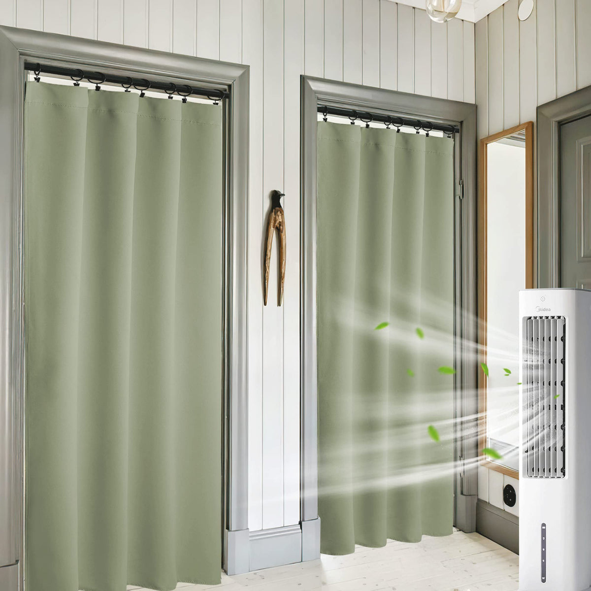 Blackout Curtains for Bedroom Living Dining Room 84 inches Long (2 Count)