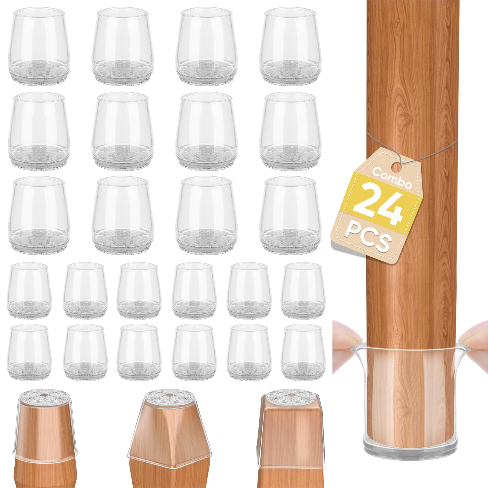 Silicone Chair Leg Floor Protectors