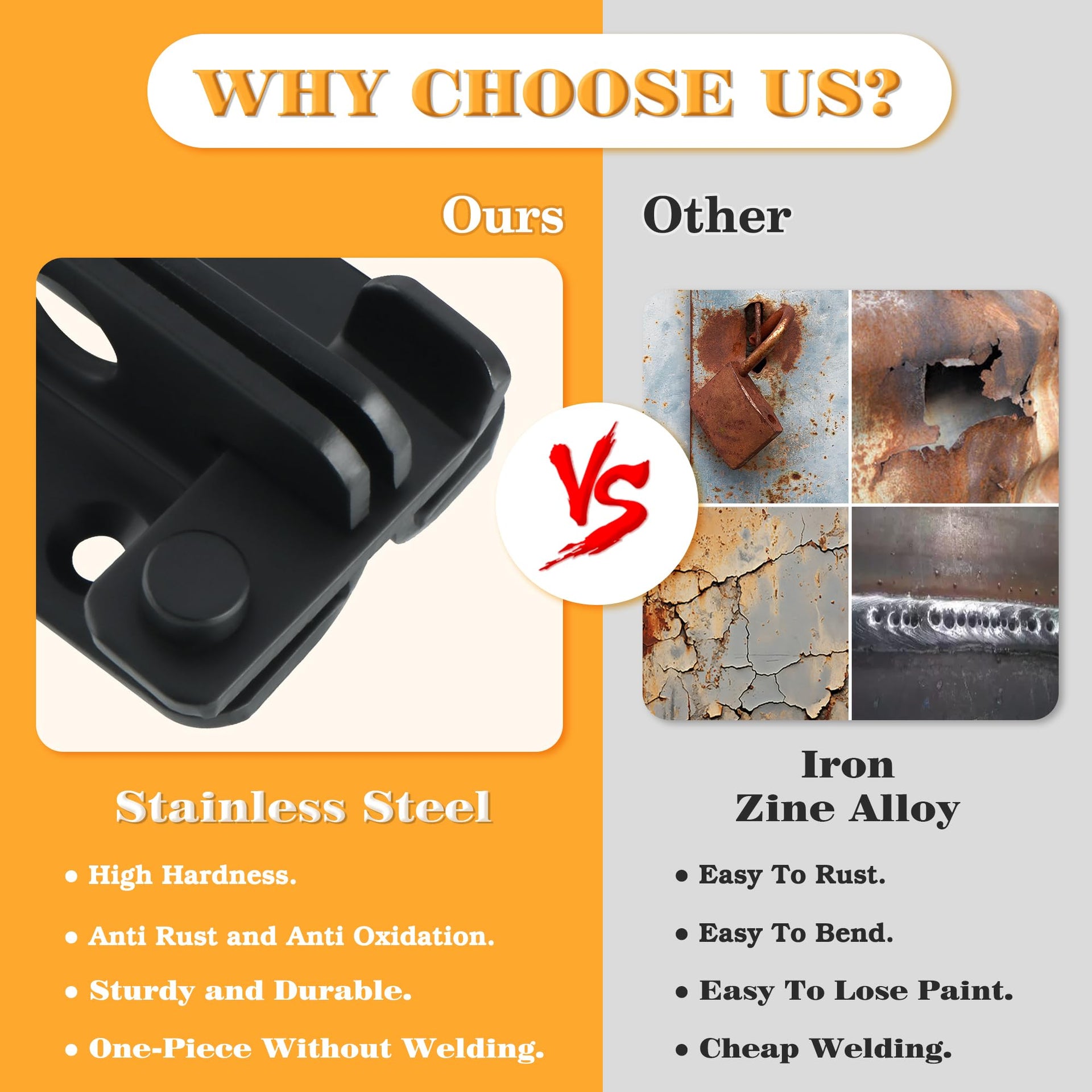 Flip Latch Gate Latch Barn Door Lock Shed Door Latch