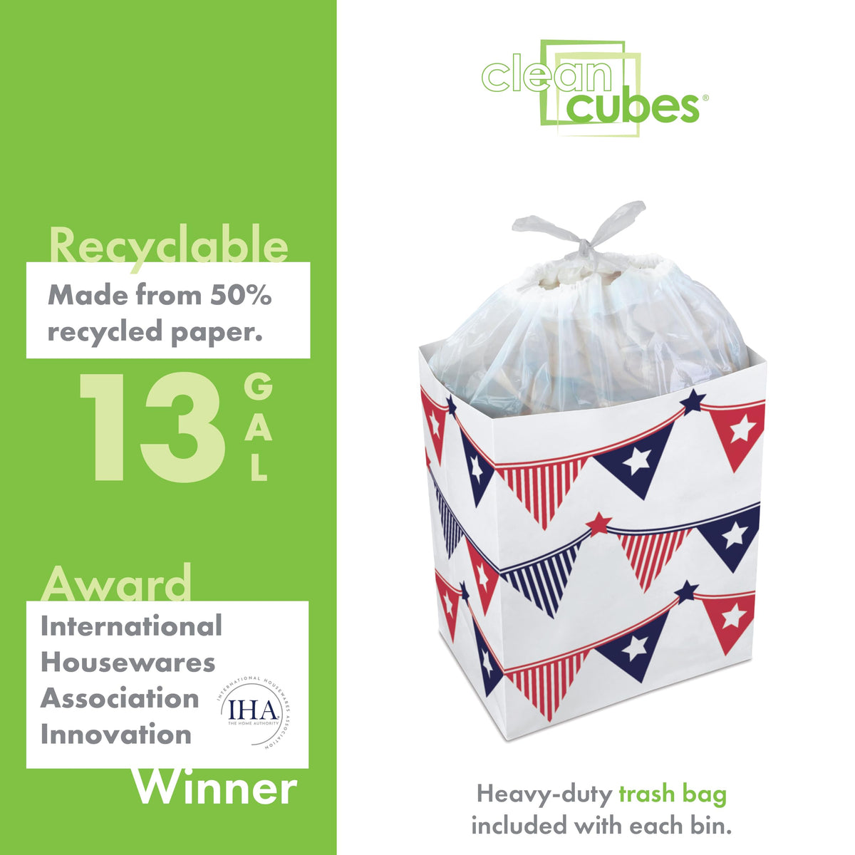 13 Gallon Disposable Pop (3 Count)