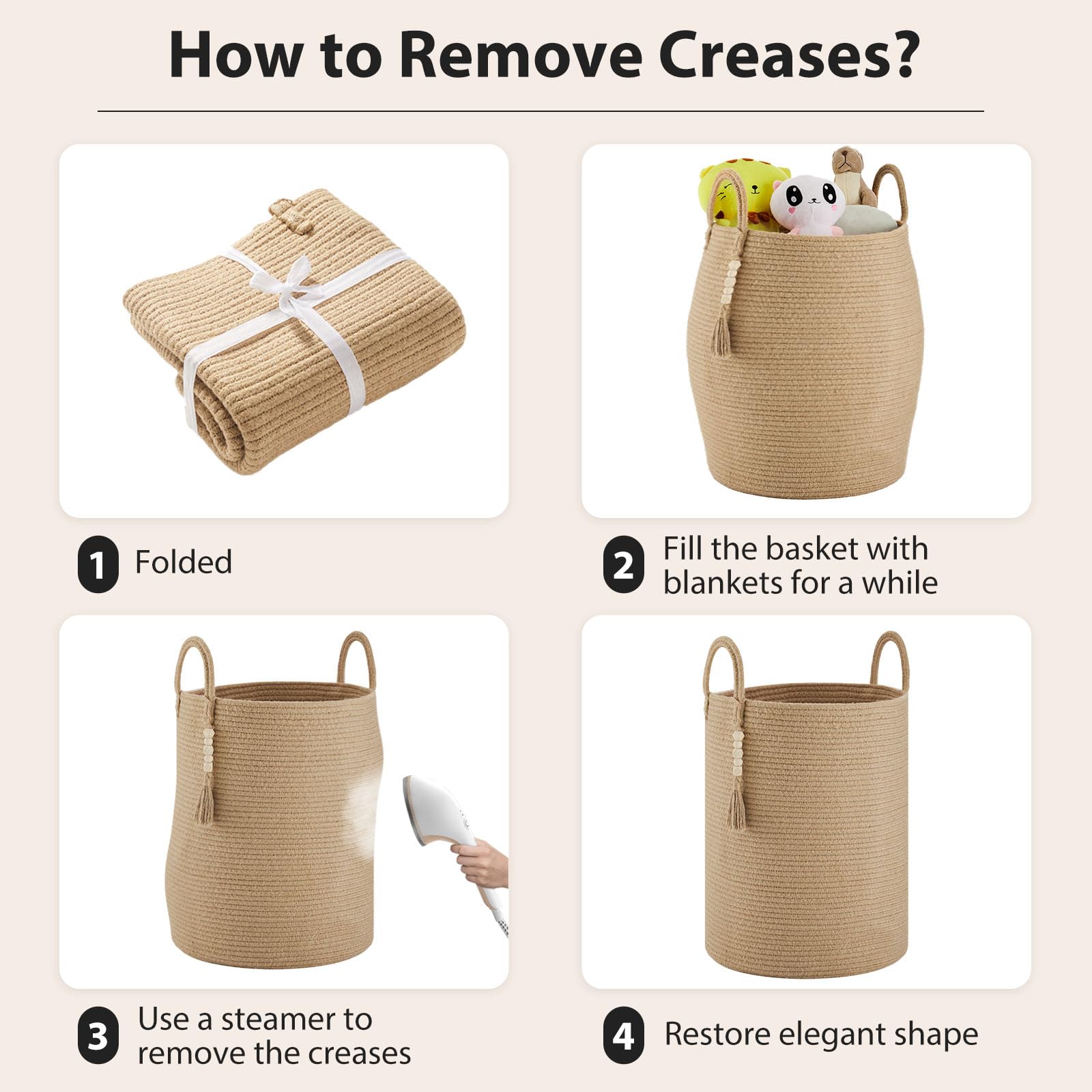 Jute Rope Laundry Hamper