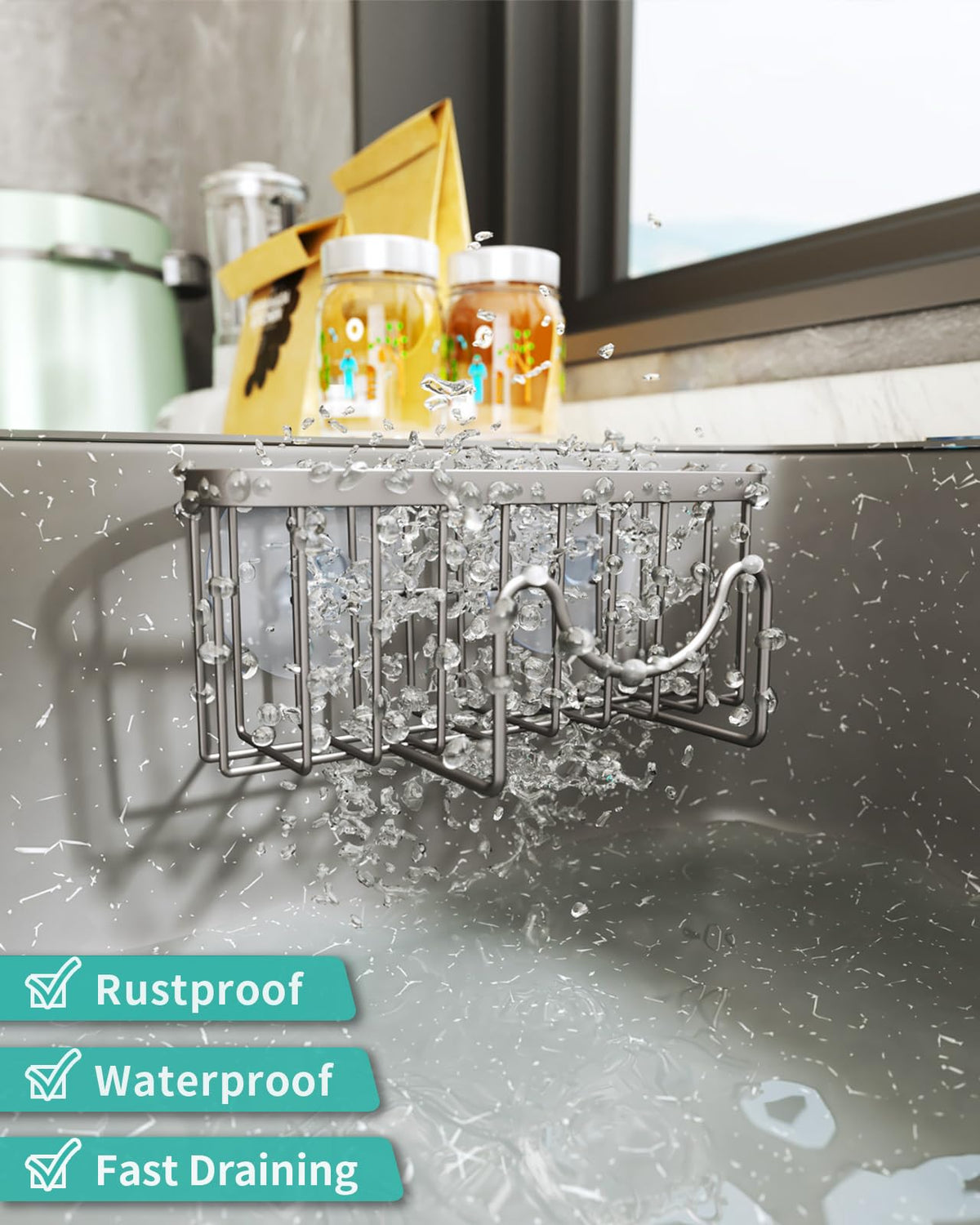 Kitchen Sponge Holder for Sink