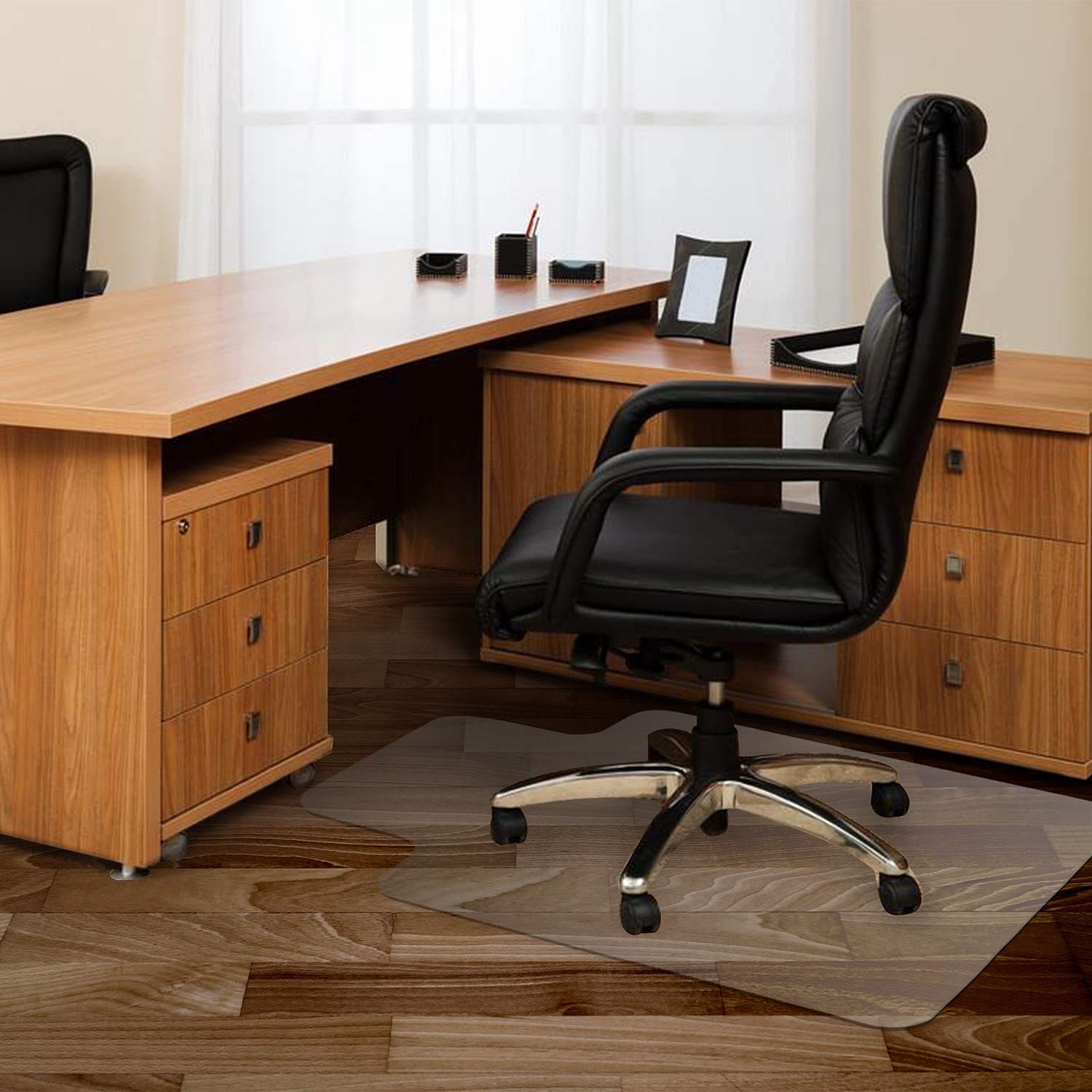Office Chair Mat for Hardwood Floor and Tile Floor 30 x 48'' Non