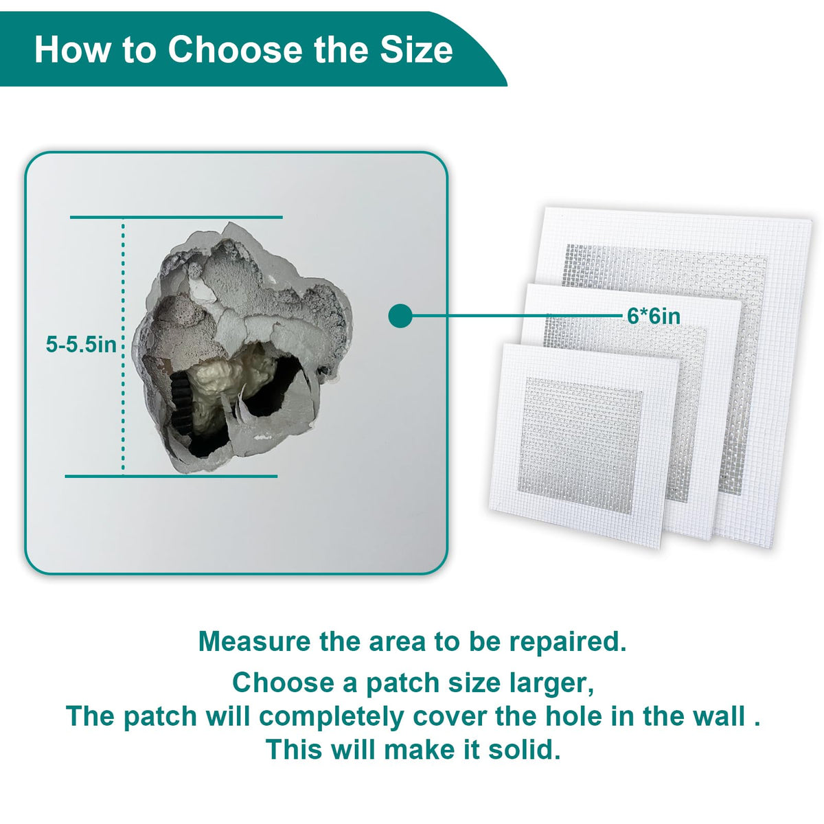 10 Pack Drywall Repair Kit for Large Holes