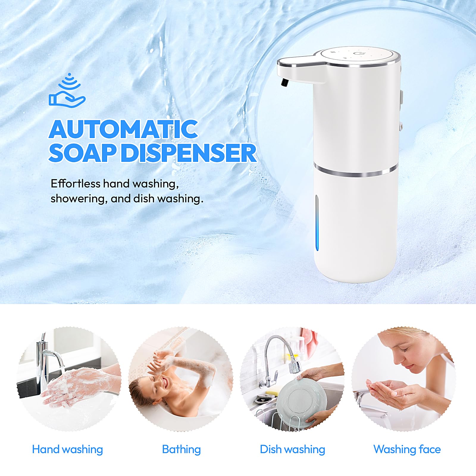 2 Pack Automatic Foaming Soap Dispenser (2 Count)