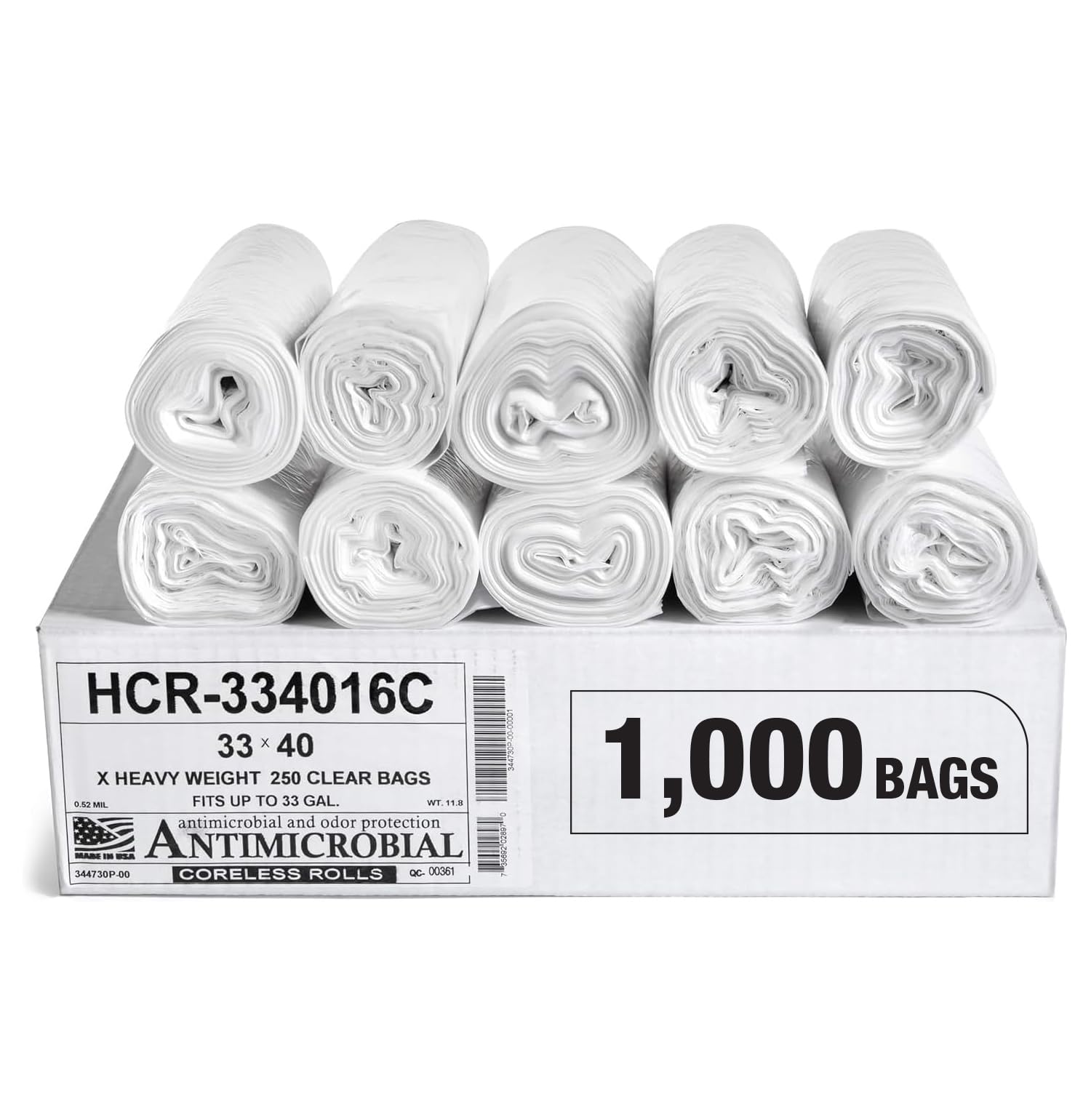 High Density Trash Bags (1000 Count)