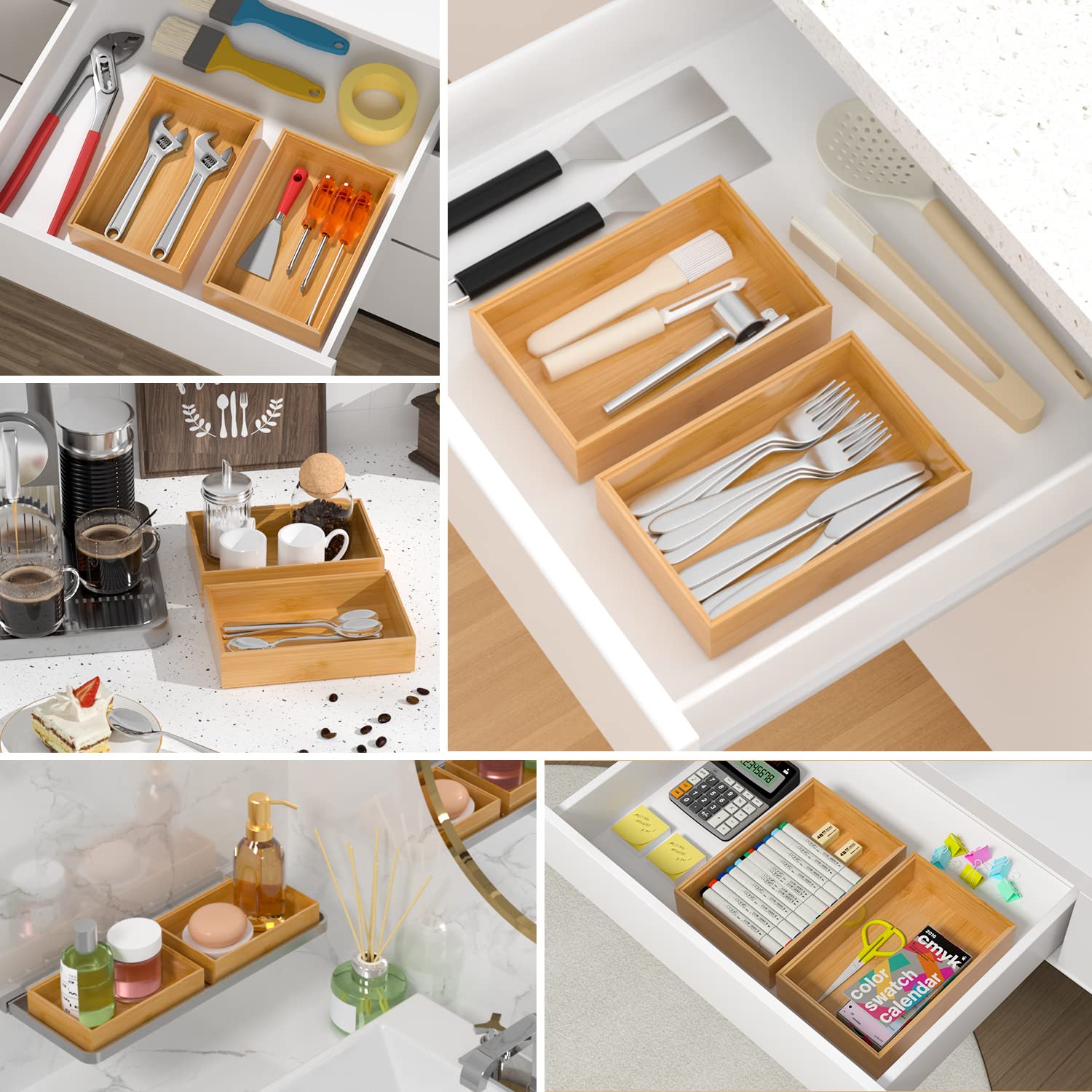 Silverware Tray for Drawer (2 Count)