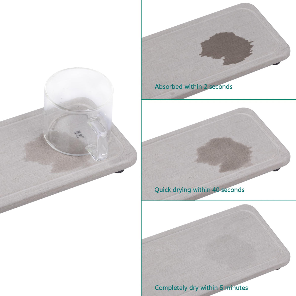 2 Pcs Sink Stone Soap Trays (2 Count)