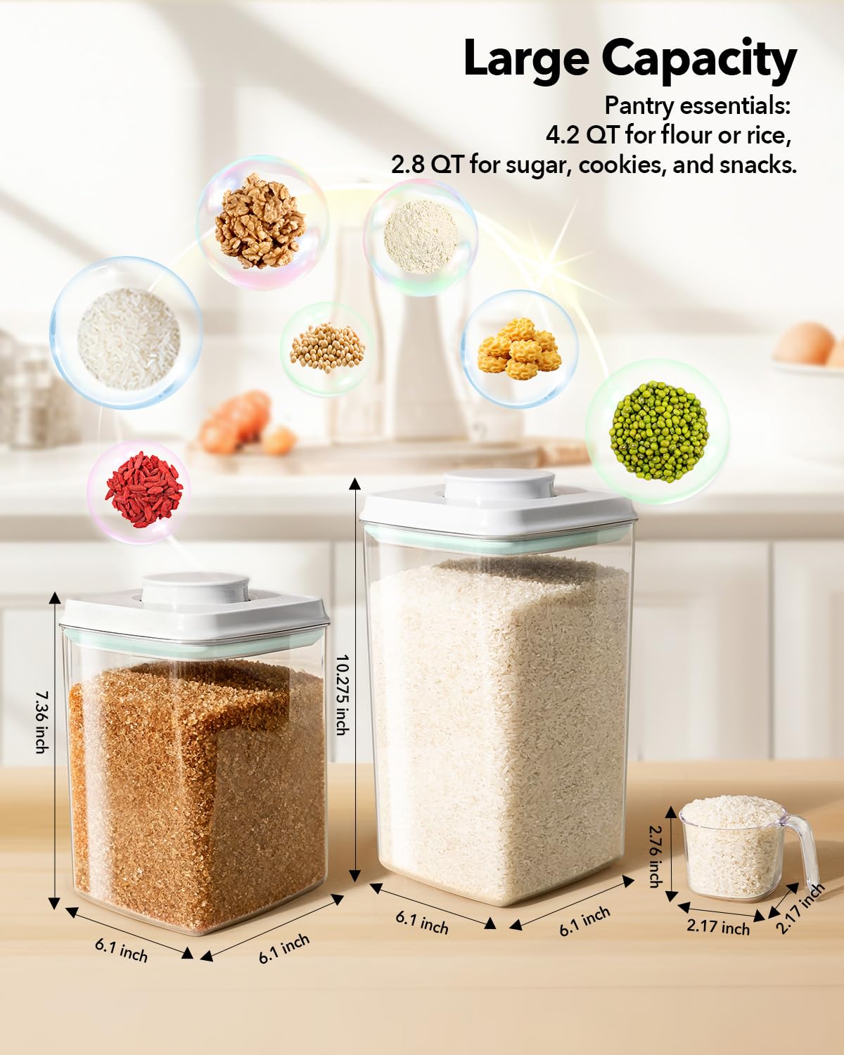 Food Storage Container Sets (6 Count)